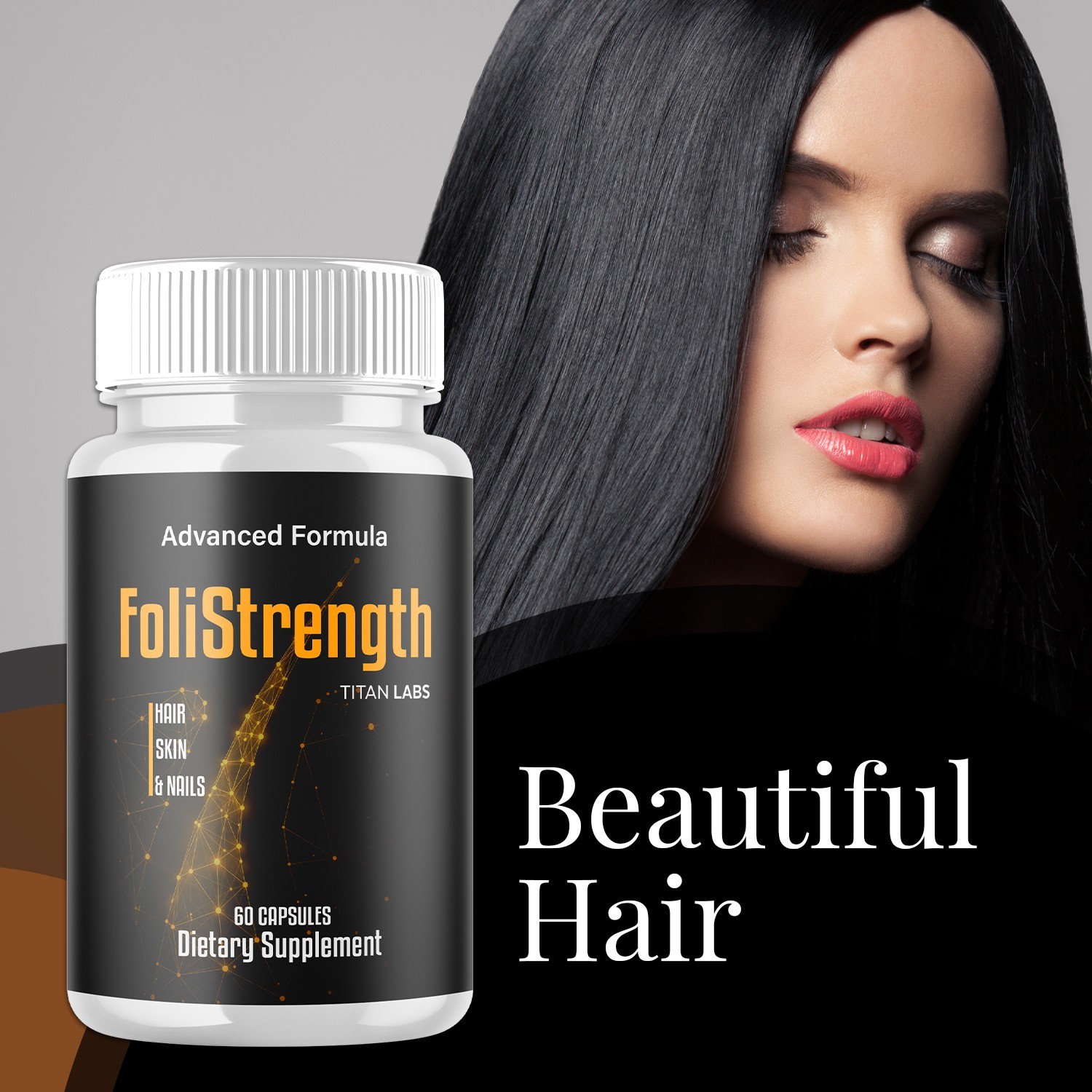 (2 Pack) FoliStrength Pills Advanced Healthy Hair Support Foli Strength 120 Caps
