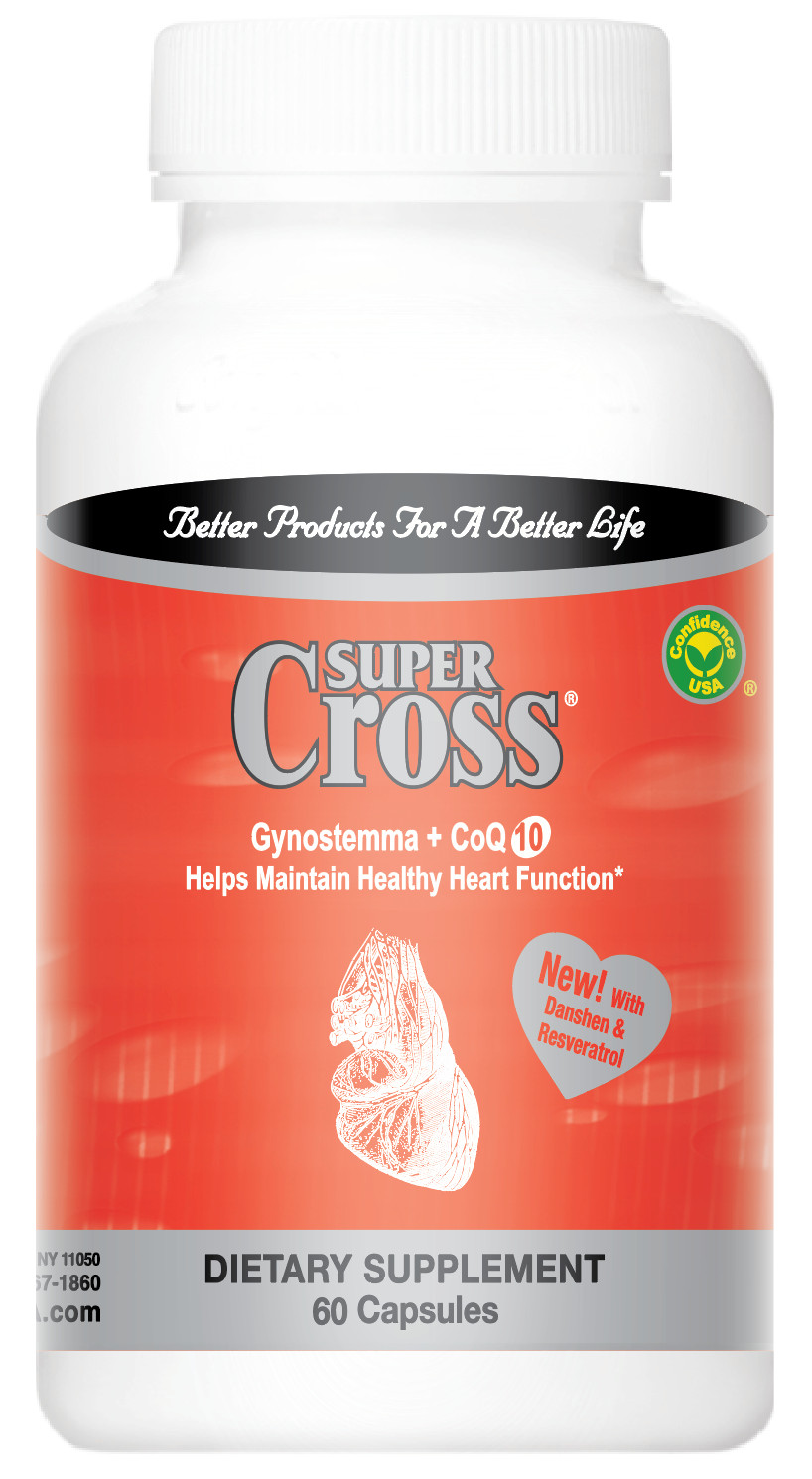 Confidence USA Super Cross 60 Capsules – Herbal Antioxidant & Heart Support