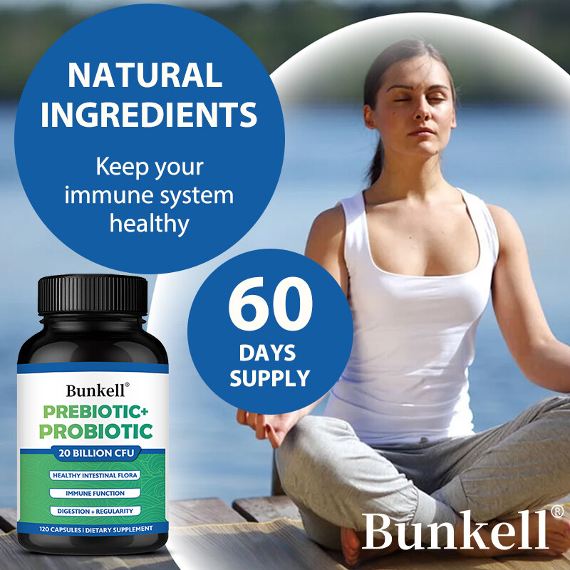 Prebiotic & Probiotic 20 Billion CFU, Gas, Constipation & Bloating Relief