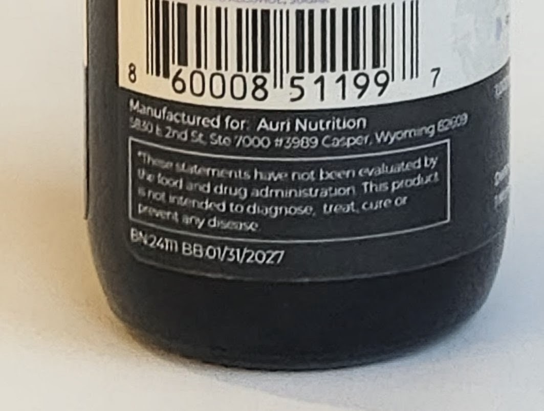 Auri Reishi Super Mushroom Elixir Stress Support Supplement 60ml / 2 fl oz NIB