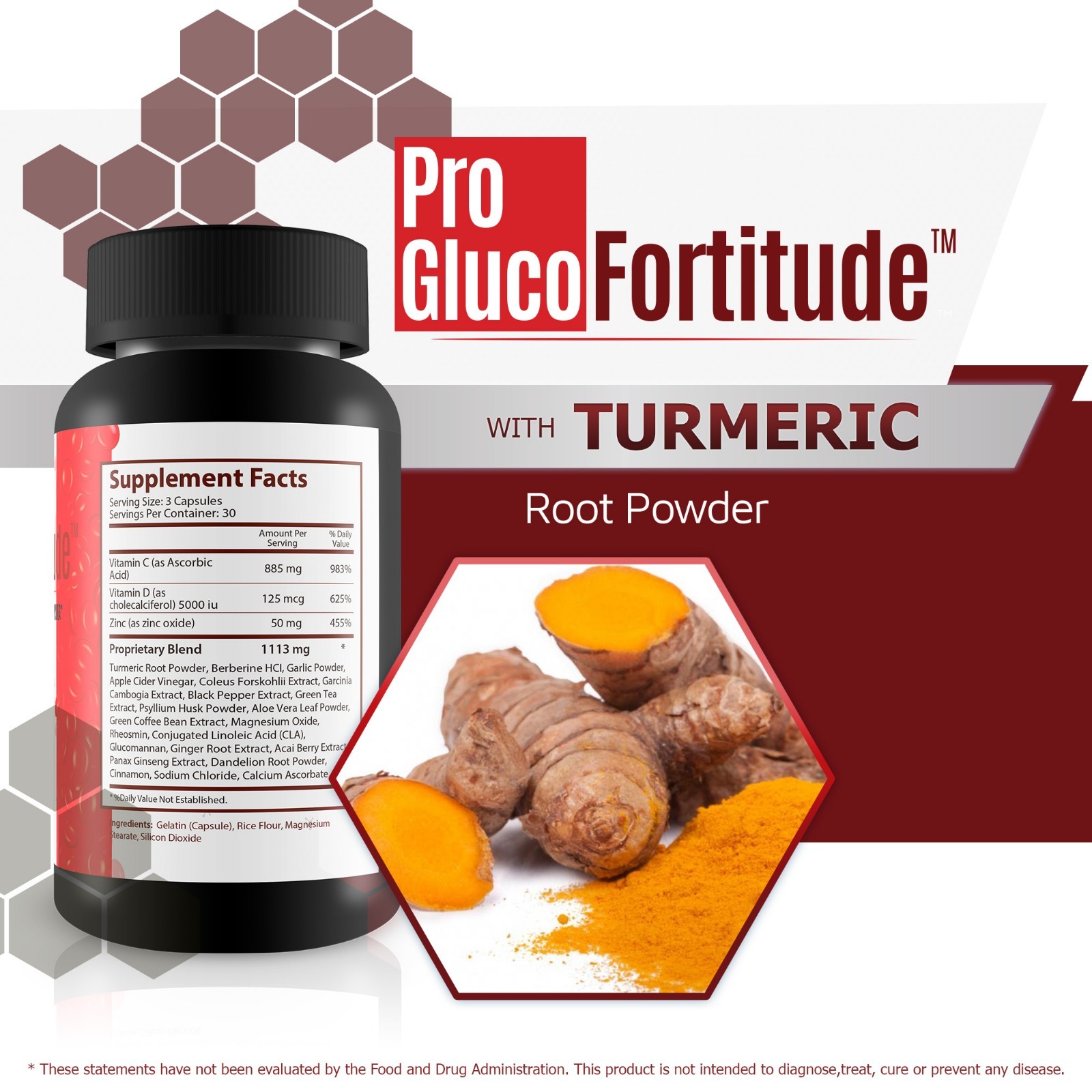 Pro Gluco Fortitude Advanced Blood Sugar Support Formula with Cinnamon