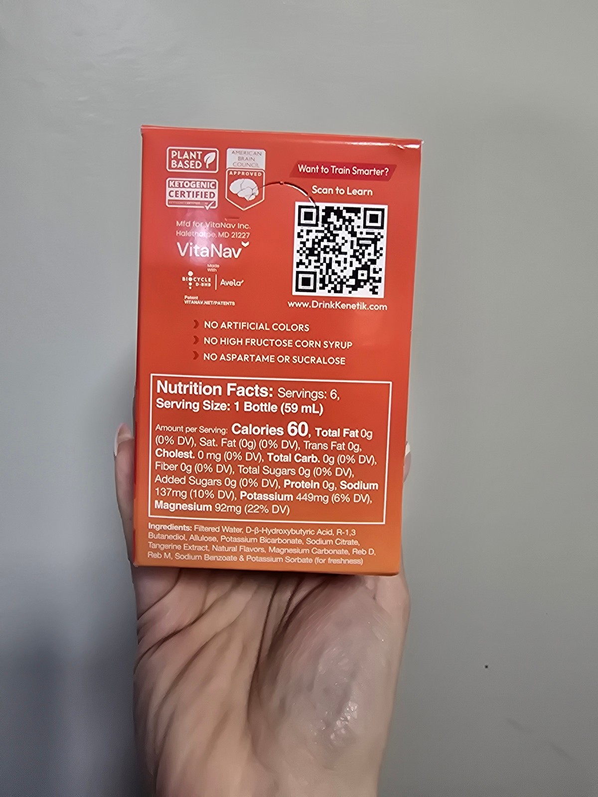 Kenetik 10g Ketones Supplement Zero Caffeine Pre During Post Liquid