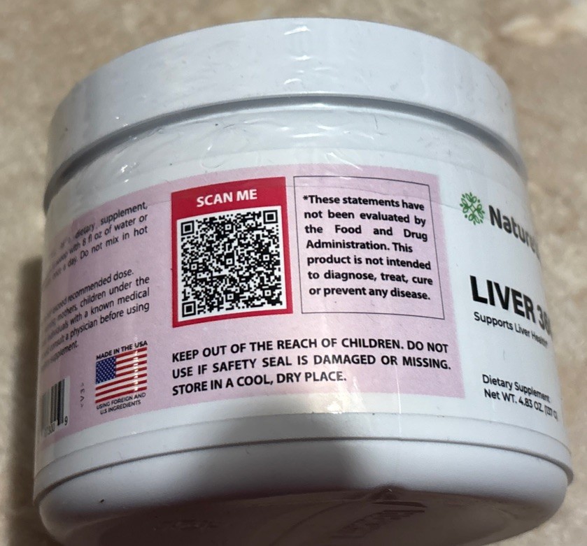 Nature’s Blast Liver 360 Fruit Punch Flavor 4.83 oz. New/Sealed!