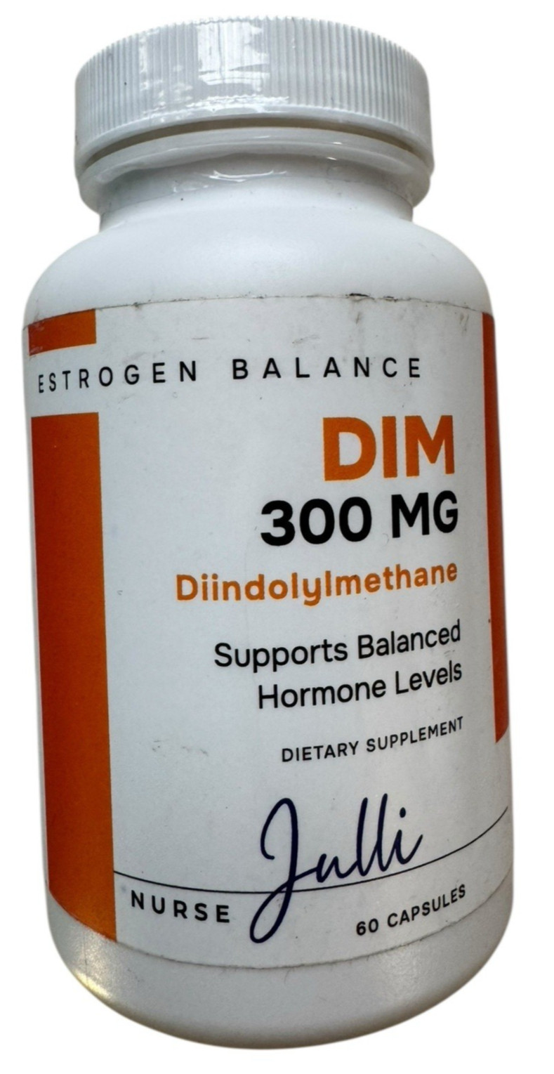 Estrogen Balance DIM Capsules Nurse Julli – 300mg – 60 Count – Ex: 10/27