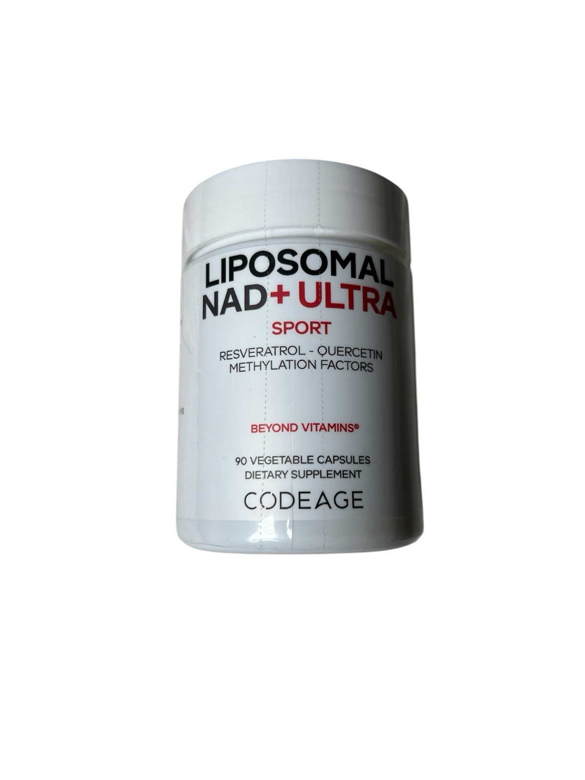 Codeage Liposomal NAD+ Ultra, Resveratrol, Quercetin 90 Vegetable Capsules – NEW