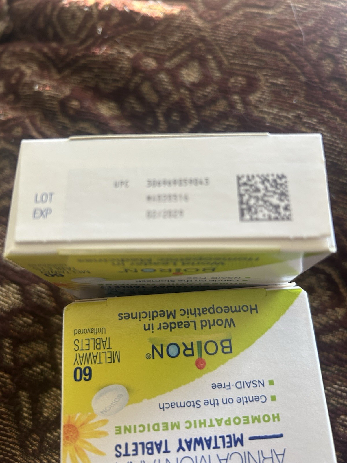 3-pk BoironArnicare Tablets Pain Relief from Muscle Pain, Joint Soreness (2/29)
