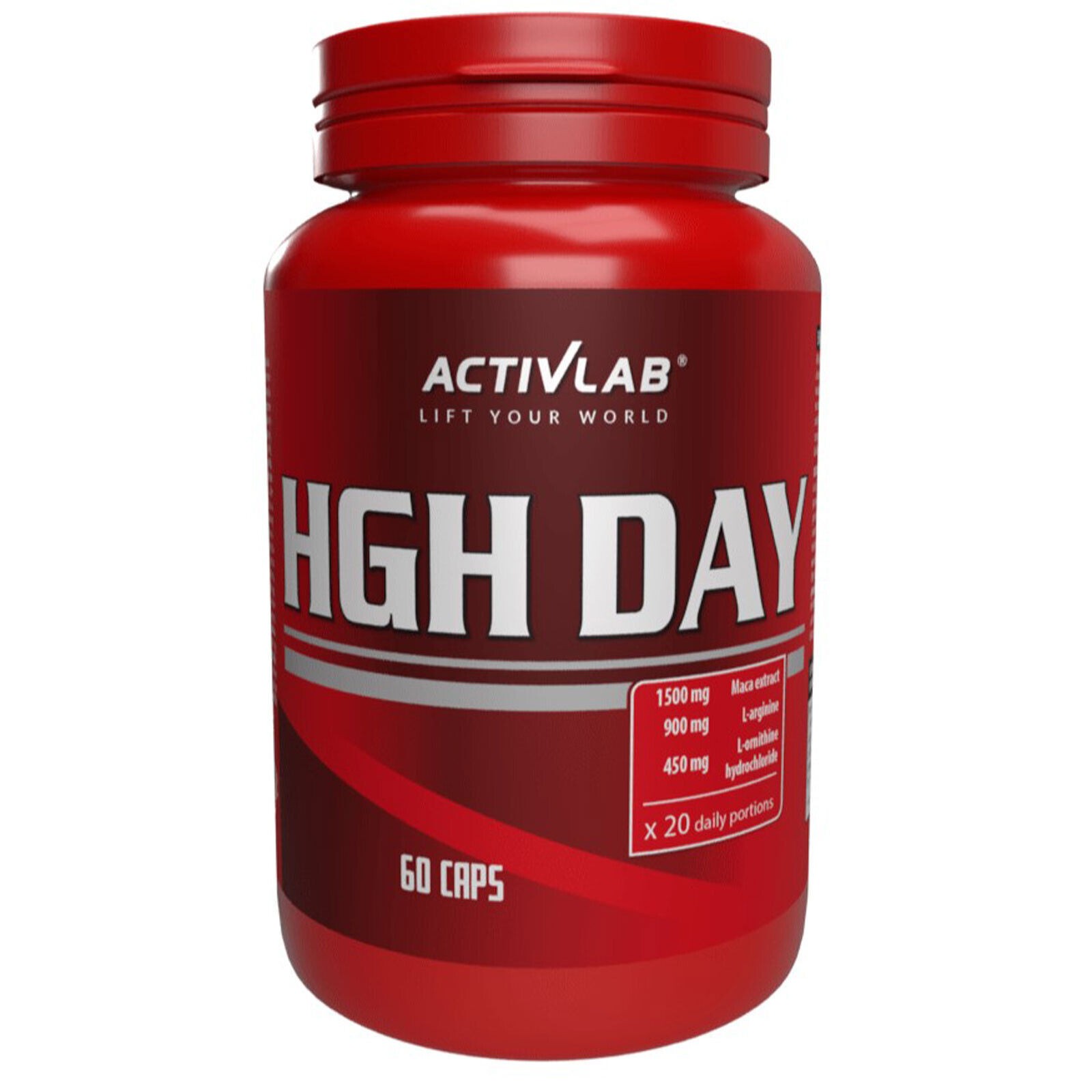 HGHNIGHT + HGHDAY – 60+60 Caps – Natural Muscle Building Testo Booster Endurance