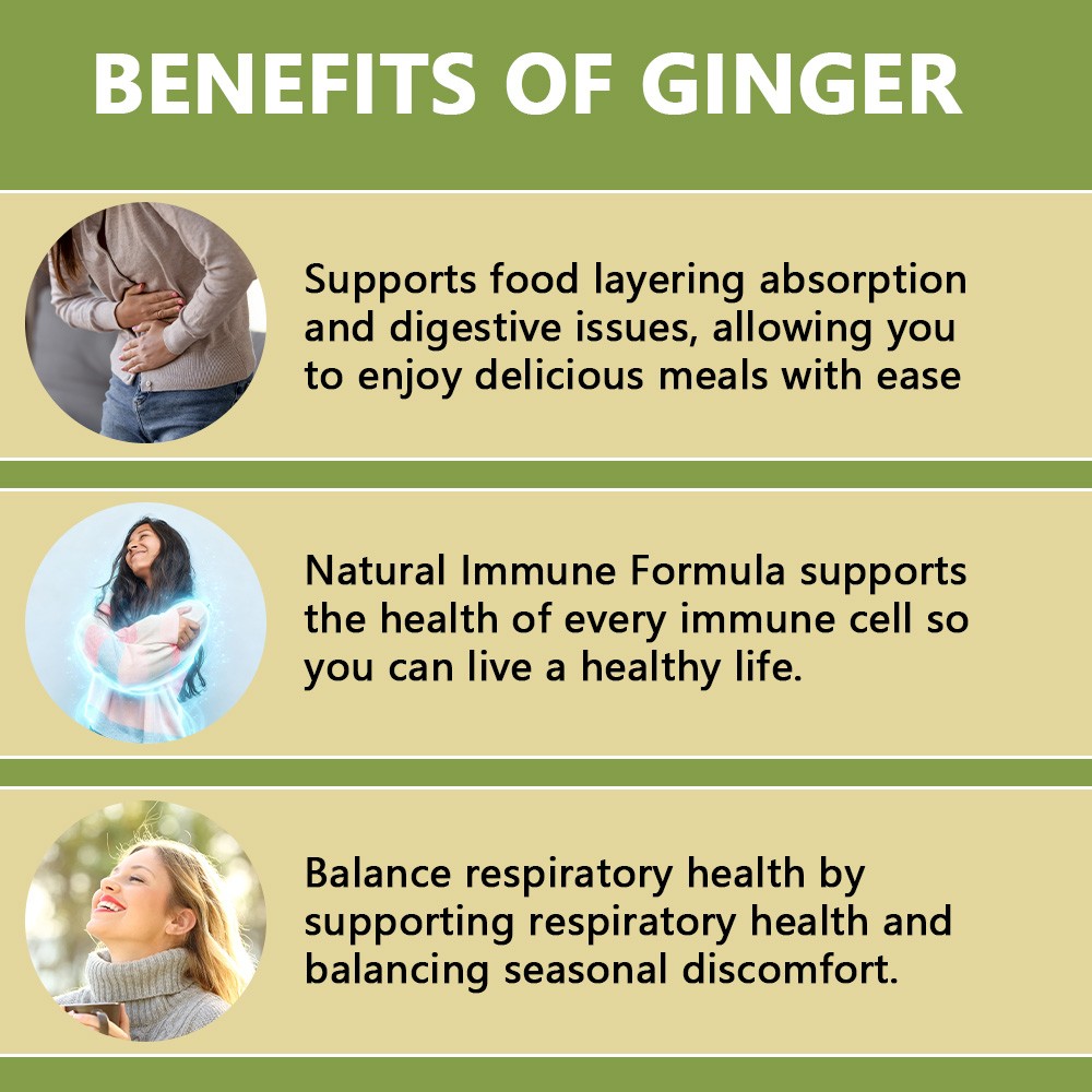 Organic ginger root: Supports immune balance & digestive and respiratory health