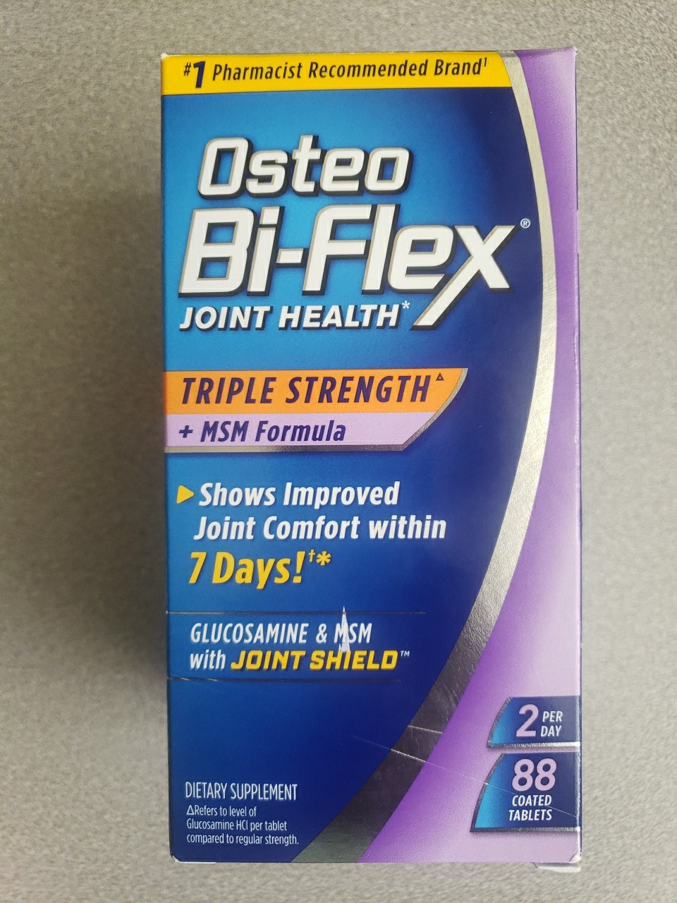Osteo BiFlex Joint Health Triple Strength MSM Formula 88 Coated Tablets Ex 06/27