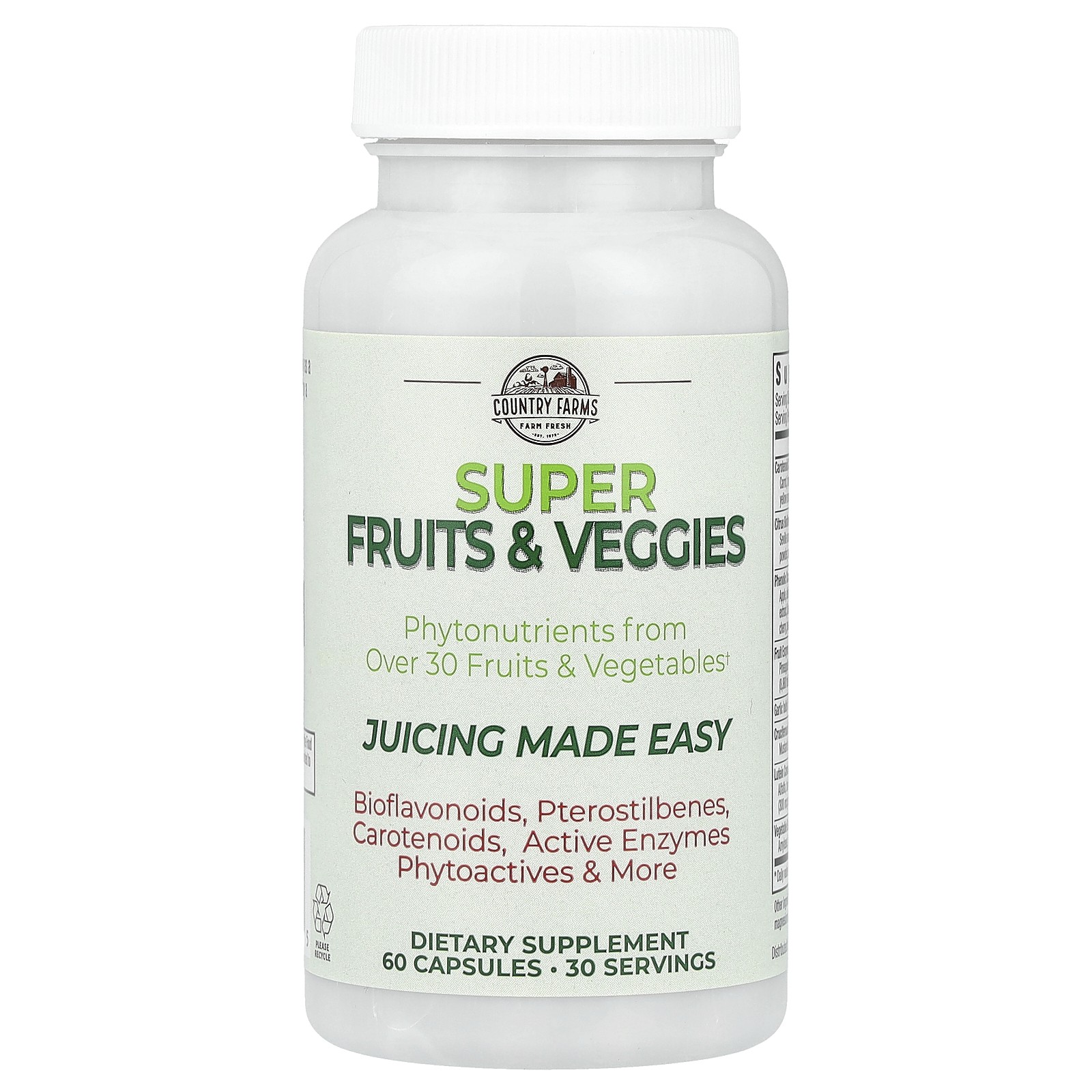 Super Fruits & Veggies, 60 Capsules