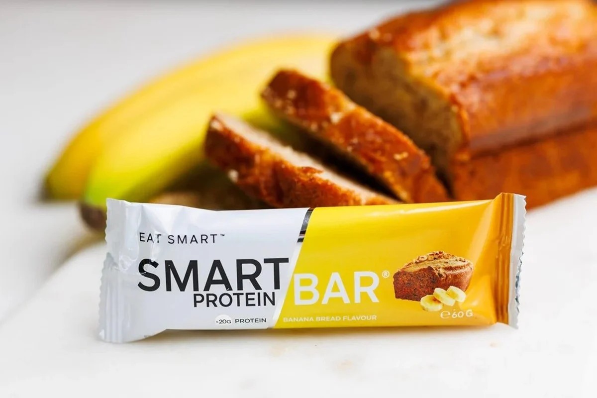 New Smart Protein Bar Banana Bread 60g x 12 Bars by Smart Diet Solutions