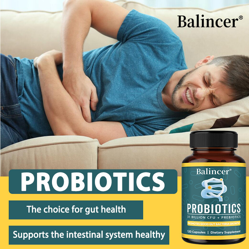 Probiotic Blend Contains 31 Billion CFU 120 Capsules Vitamin Supplement
