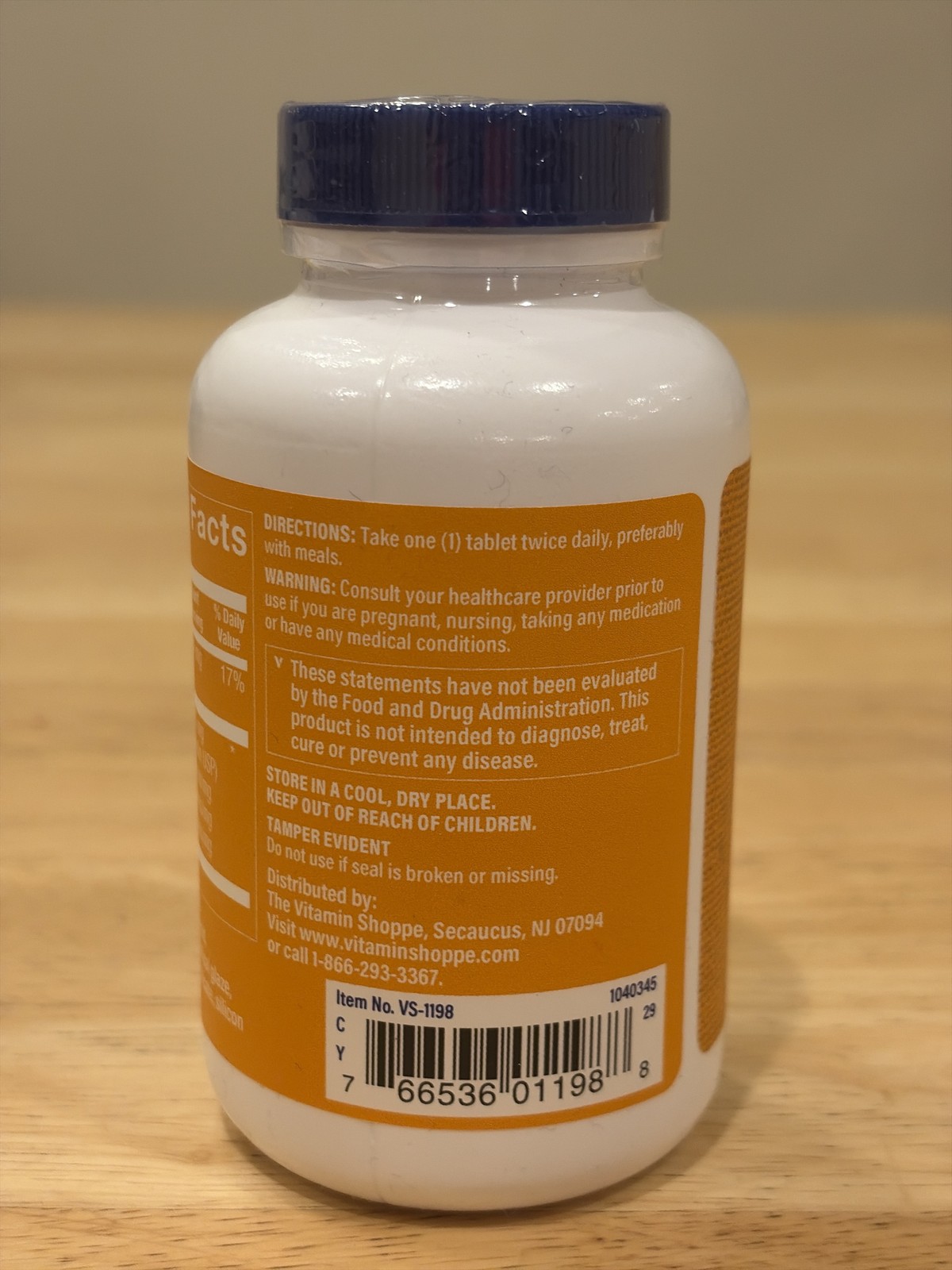 The Vitamin Shoppe Pancreatin 350 mg 100 Tablets Exp 10/2027