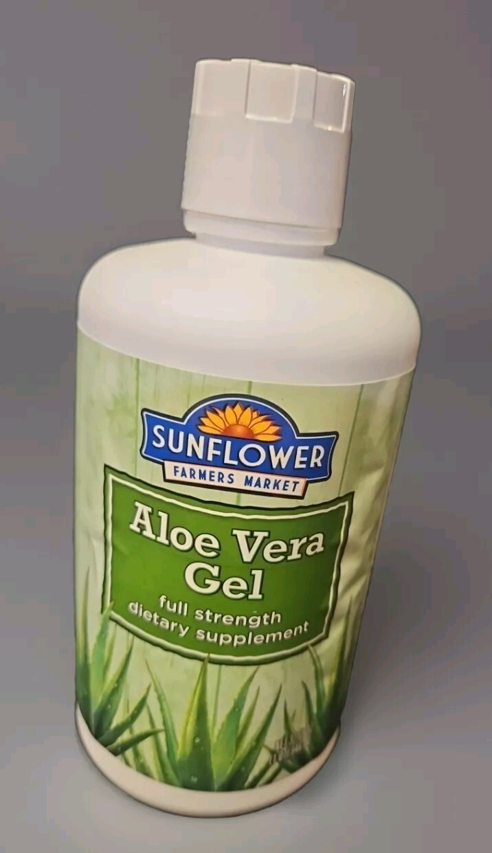 Aloe Vera Gel, 32 fl oz (960 ml) Full Strength Dietary Supplement