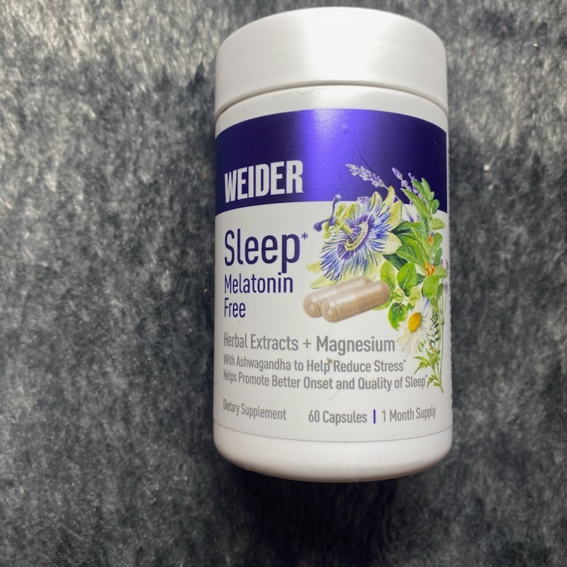 Weider Melatonin‑Free Sleep Support Magnesium & Herbal Extracts 60 Caps