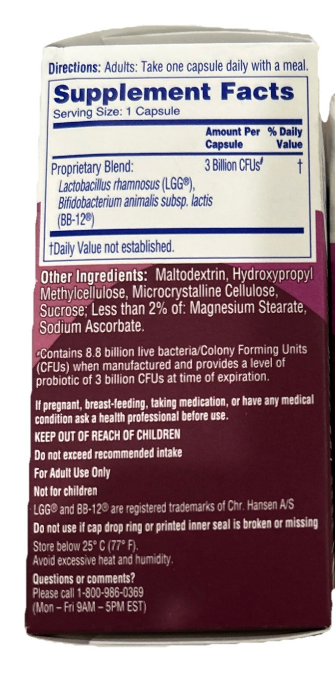Phillips Colon Health Daily Probiotic Dietary Supplement 30ct Exp 03/2026+