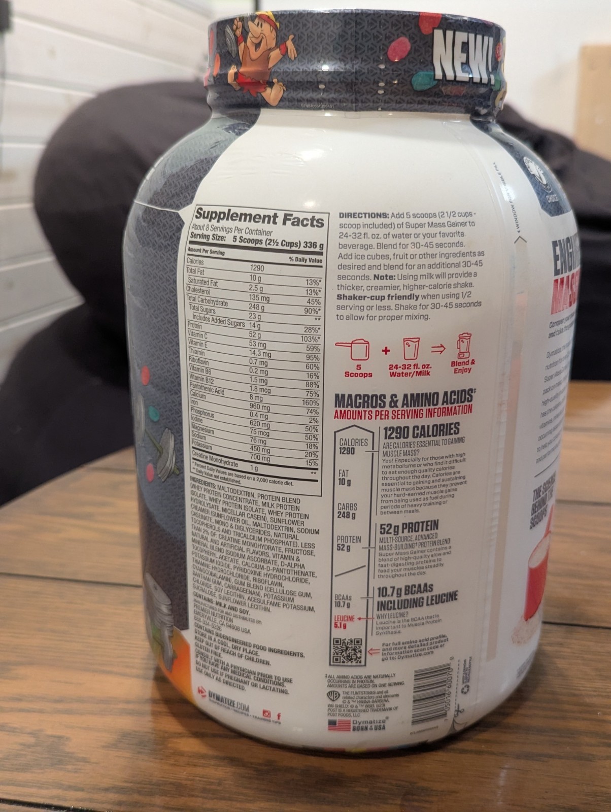 Super Mass Gainer – Fruity Pebbles 6 Pounds (8 Servings) Protein Powder