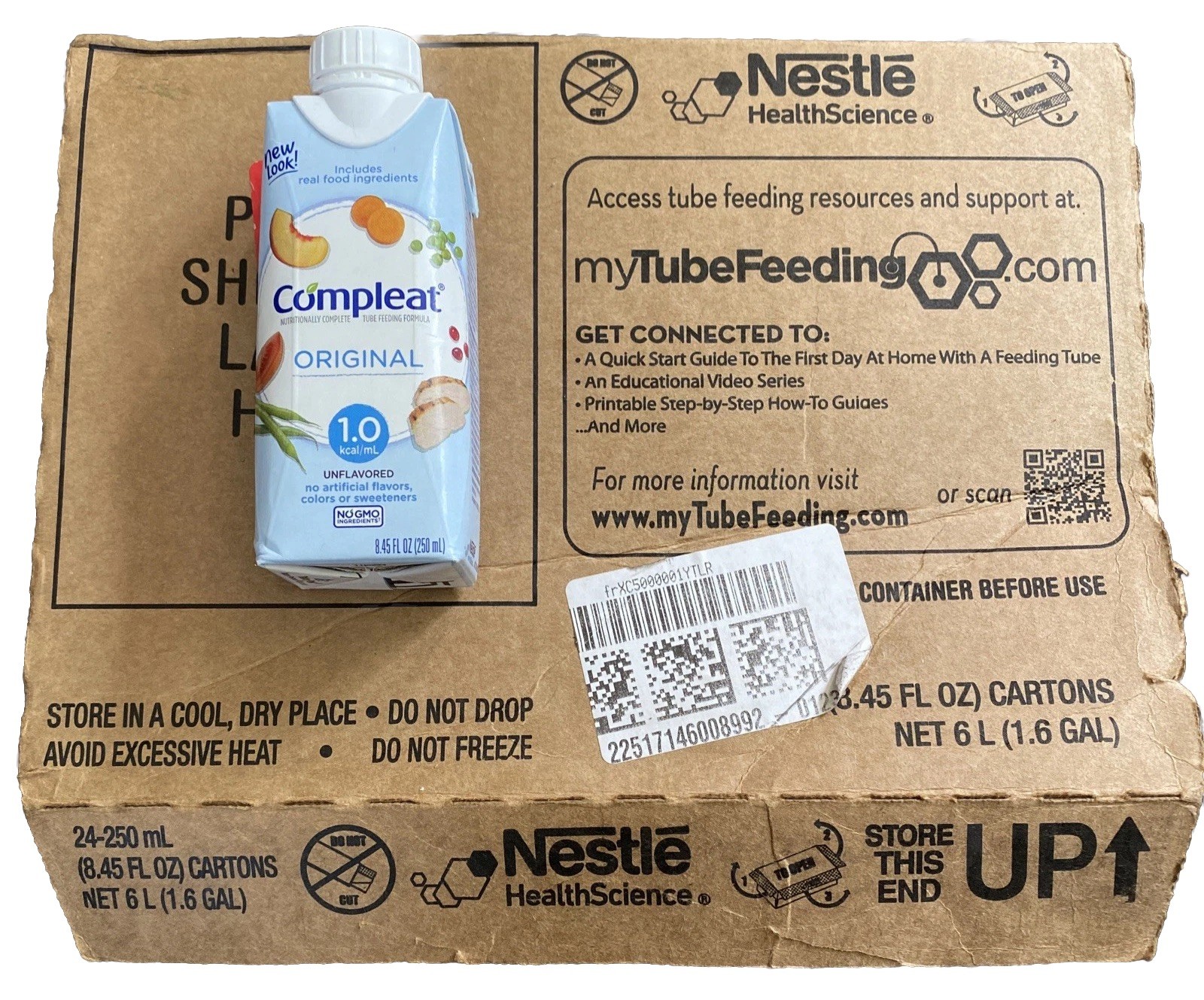 Nestle Compleat 1.0 Original Unflavored Real Food Ingredients 8.45 oz Lot Of 23