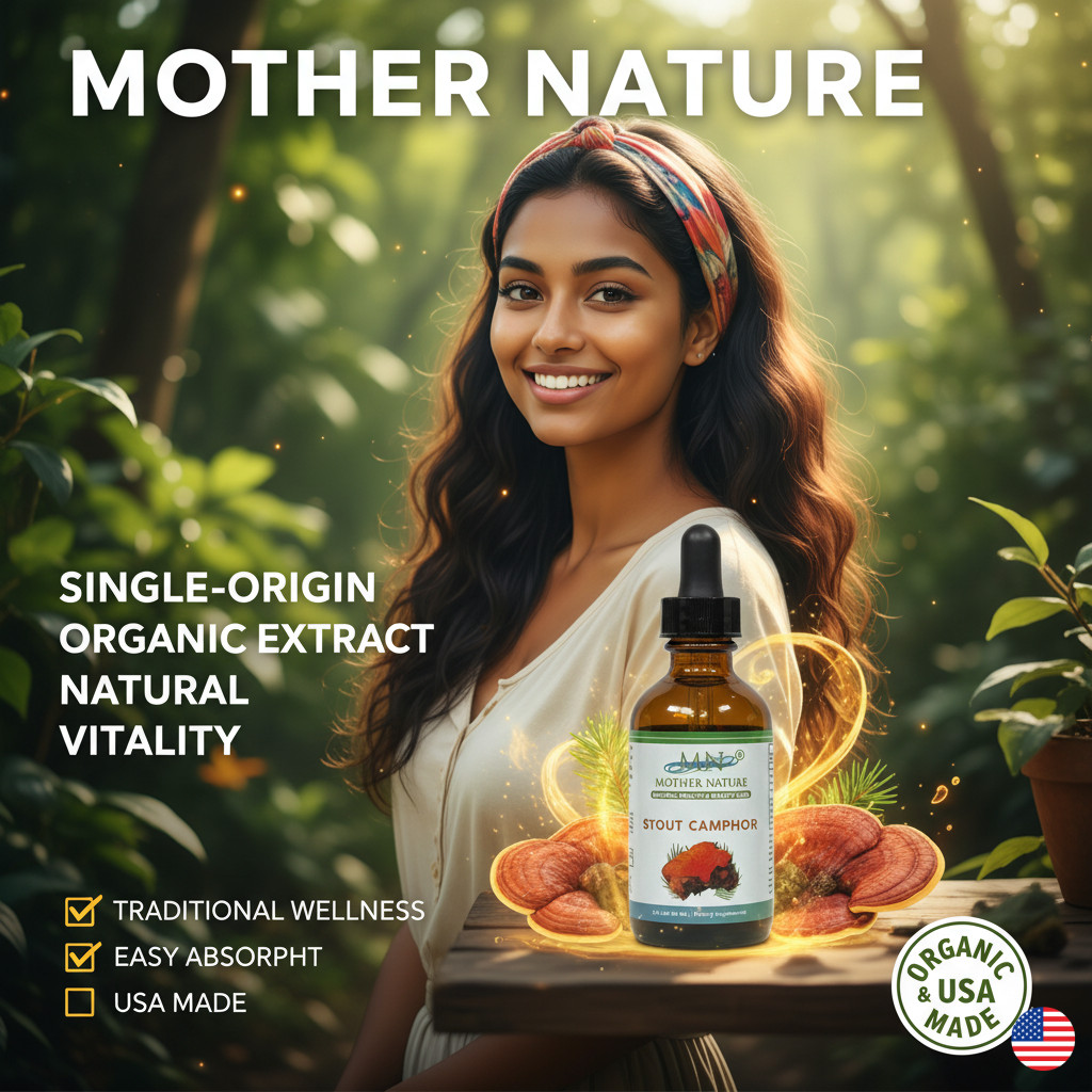Mother Nature Stout Camphor Liver Health Dietary Supplements – 60 ML