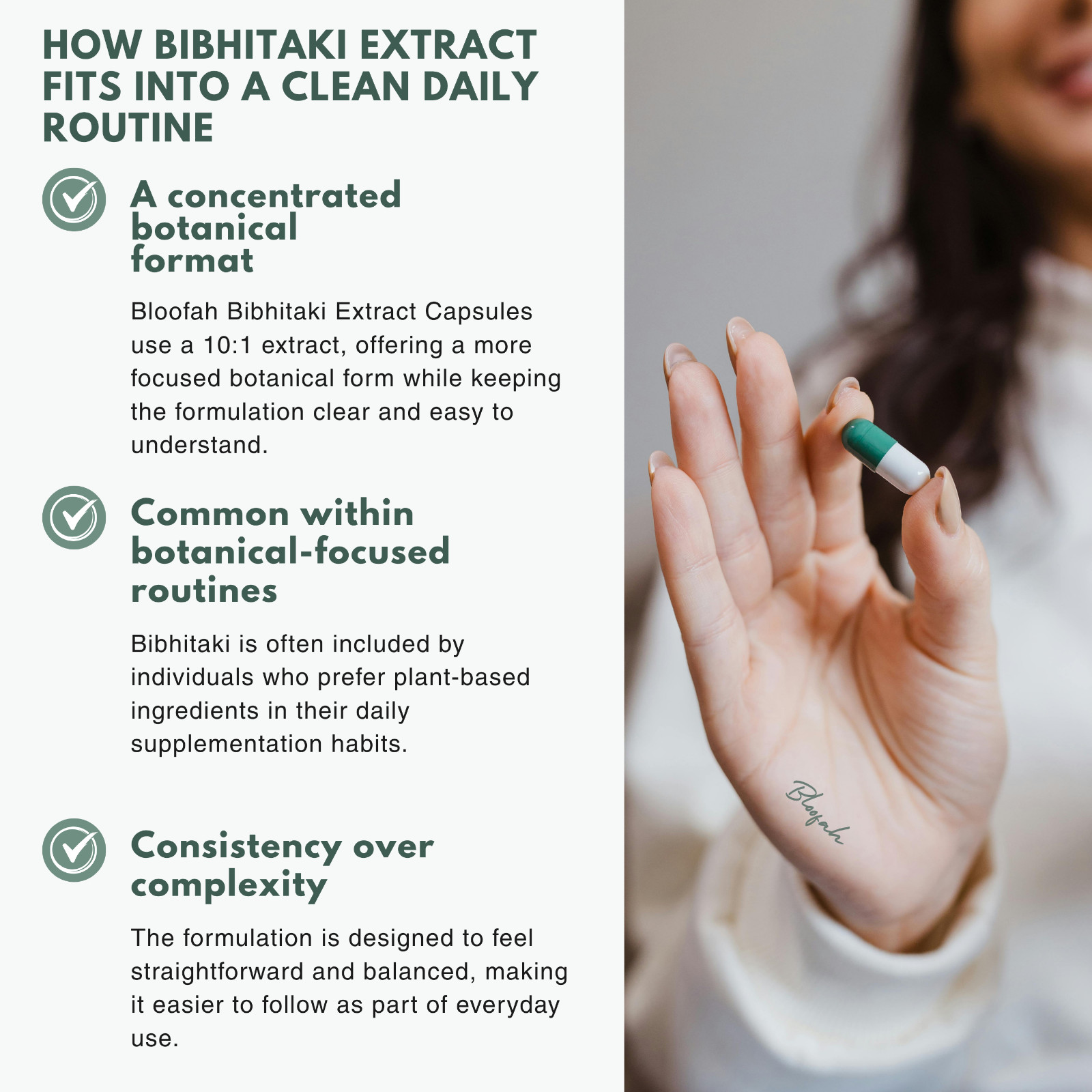 Bloofah BT Bibhitaki Extract 10:1 500mg | 120 Capsules | Triphala Ayurvedic