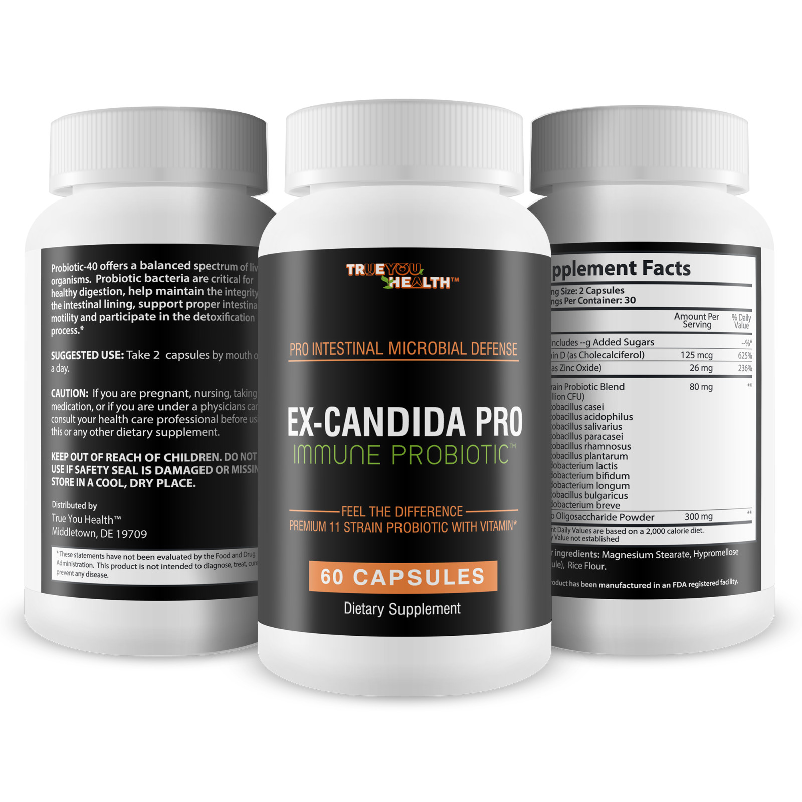 EX-CANDIDA PRO – Our Best Anti Candida Support Pills – Candida Probiotic