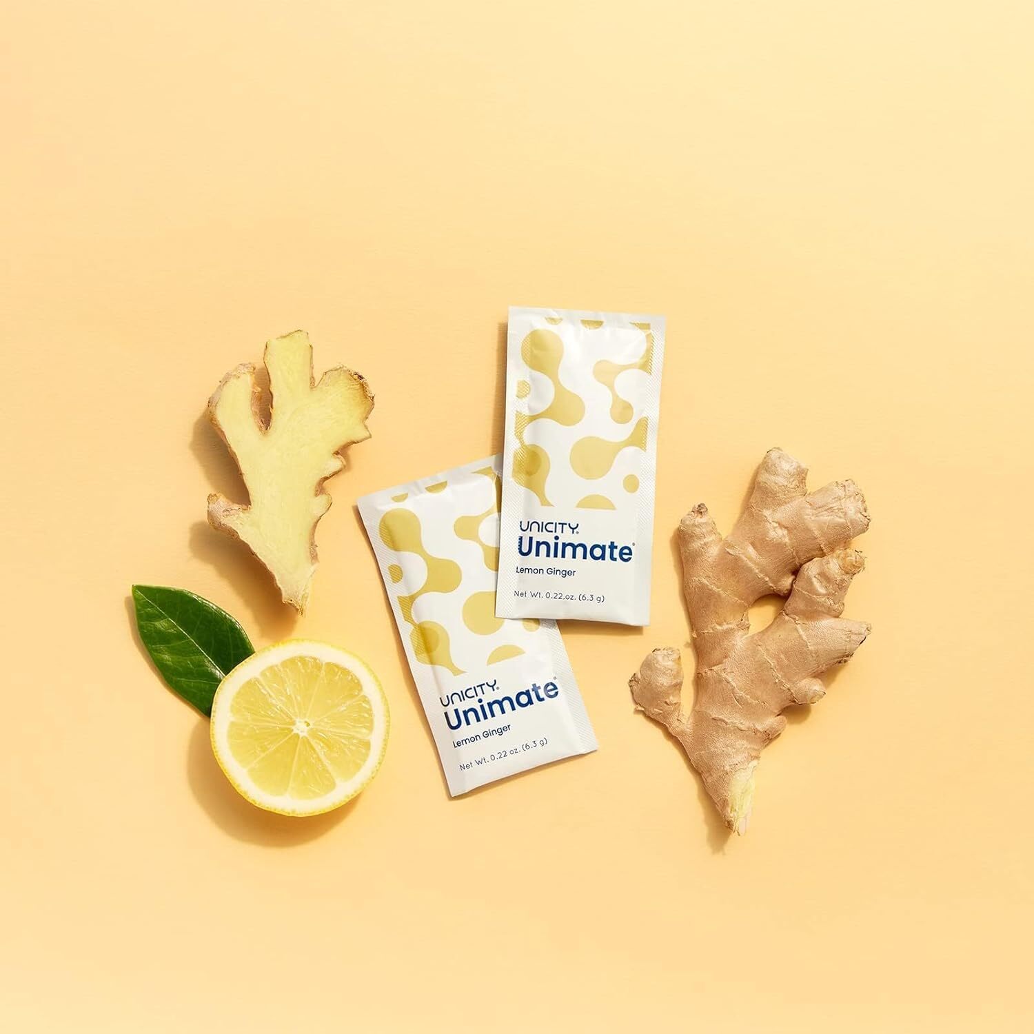 Unicity UNIMATE (Lemon Ginger, 30 Pouches) | Supports overall metabolic health