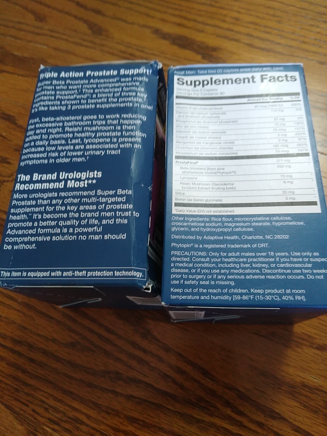 (2 )~Pack Super Beta Prostate Advanced Supplement 2×120 Cap (240) Exp 01/27