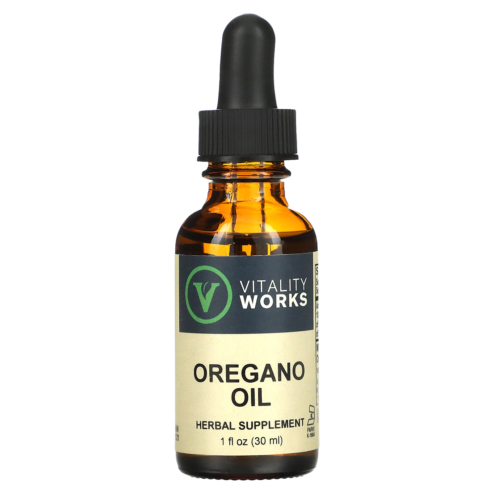 Vitality Works Oregano Oil 1 fl oz 30 ml Kosher