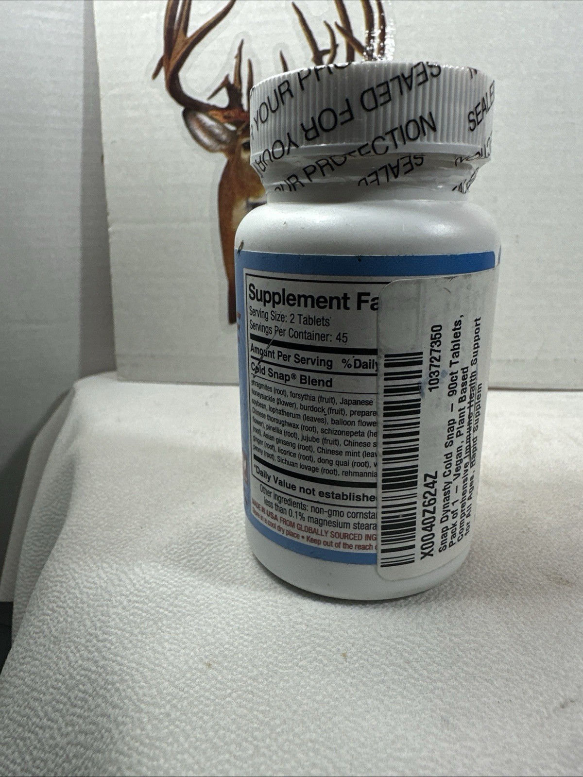 Snap Dynasty Herb Company Cold Snap 90ct Immune Support MFD:02/25 FREE SHIPPING