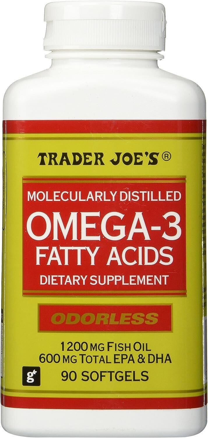 ⚡ Trader Joe’s Omega-3 Fatty Acids Dietary Supplement NEW FREE SHIPPING ❤️