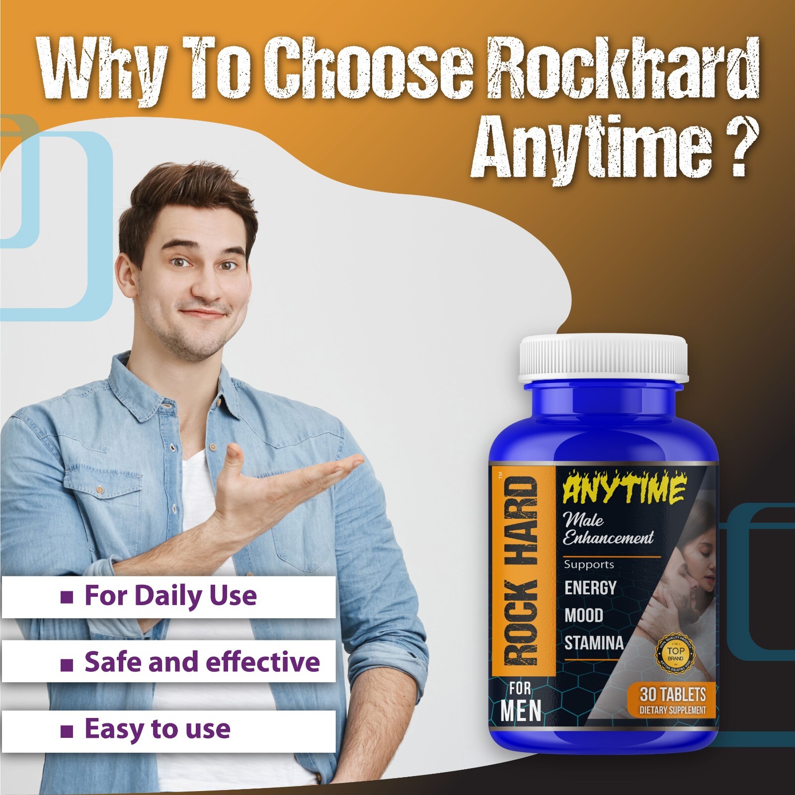 Testosterone Booster for Men, Male Enhancement Performance Libido Booster5/12/25