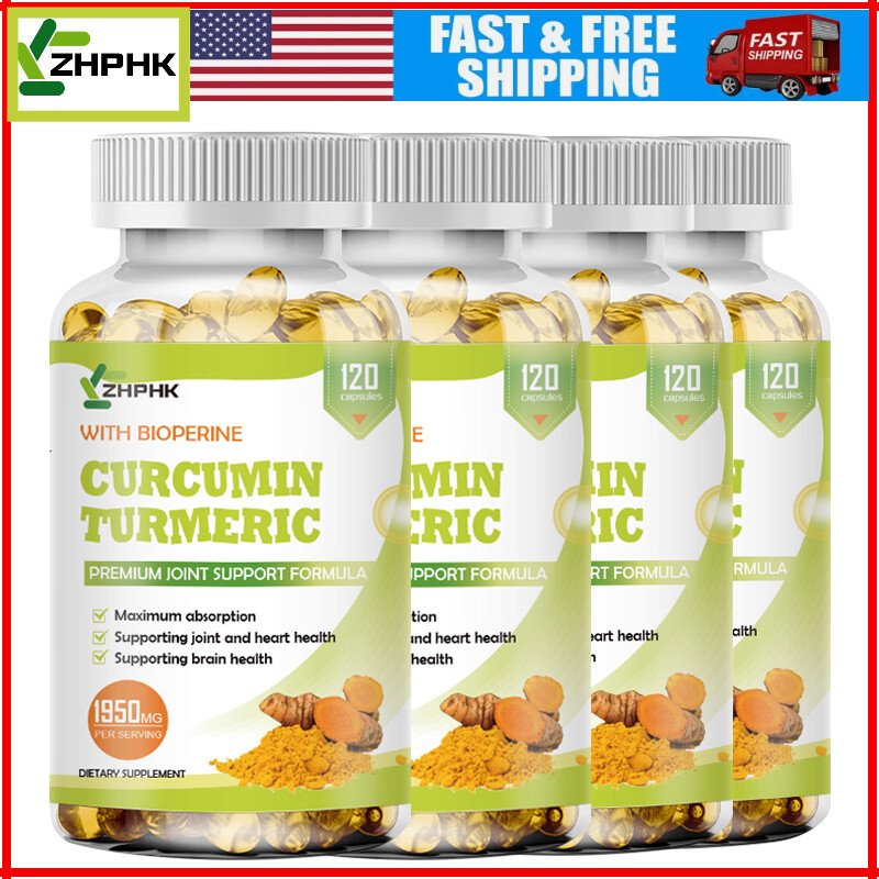 Premium Turmeric 480 Vegetarian Capsules-Joint & Heart Health Maximum Absorption