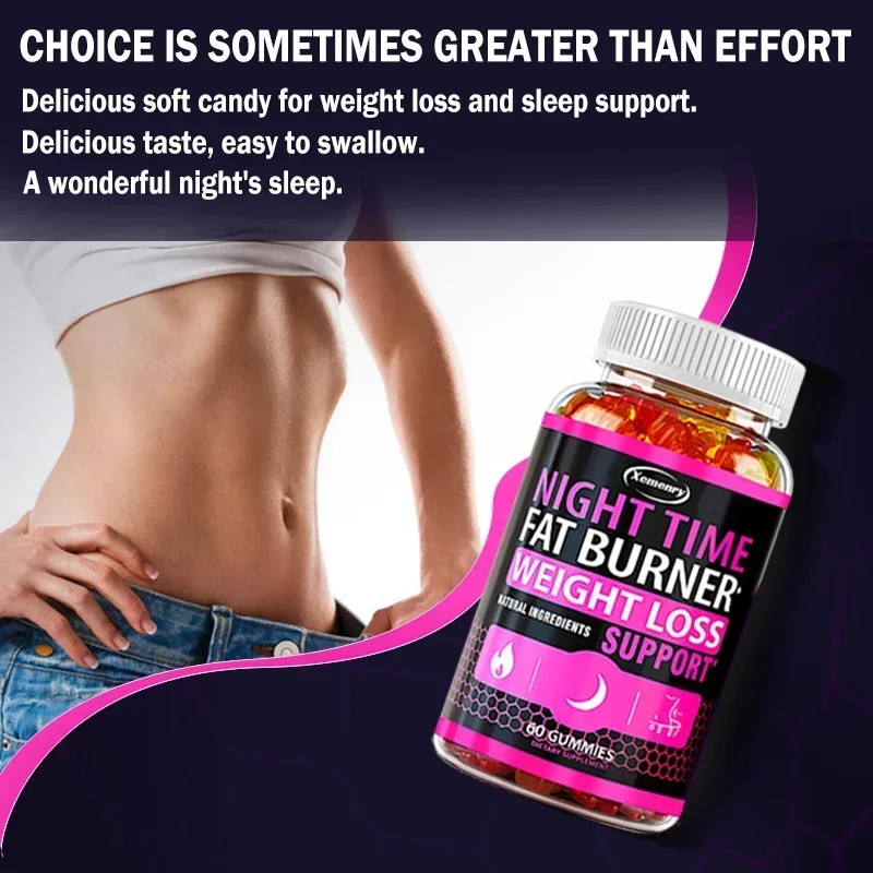 Nighttime Metabolism Gummies – Appetite Suppressant & Fat Burner
