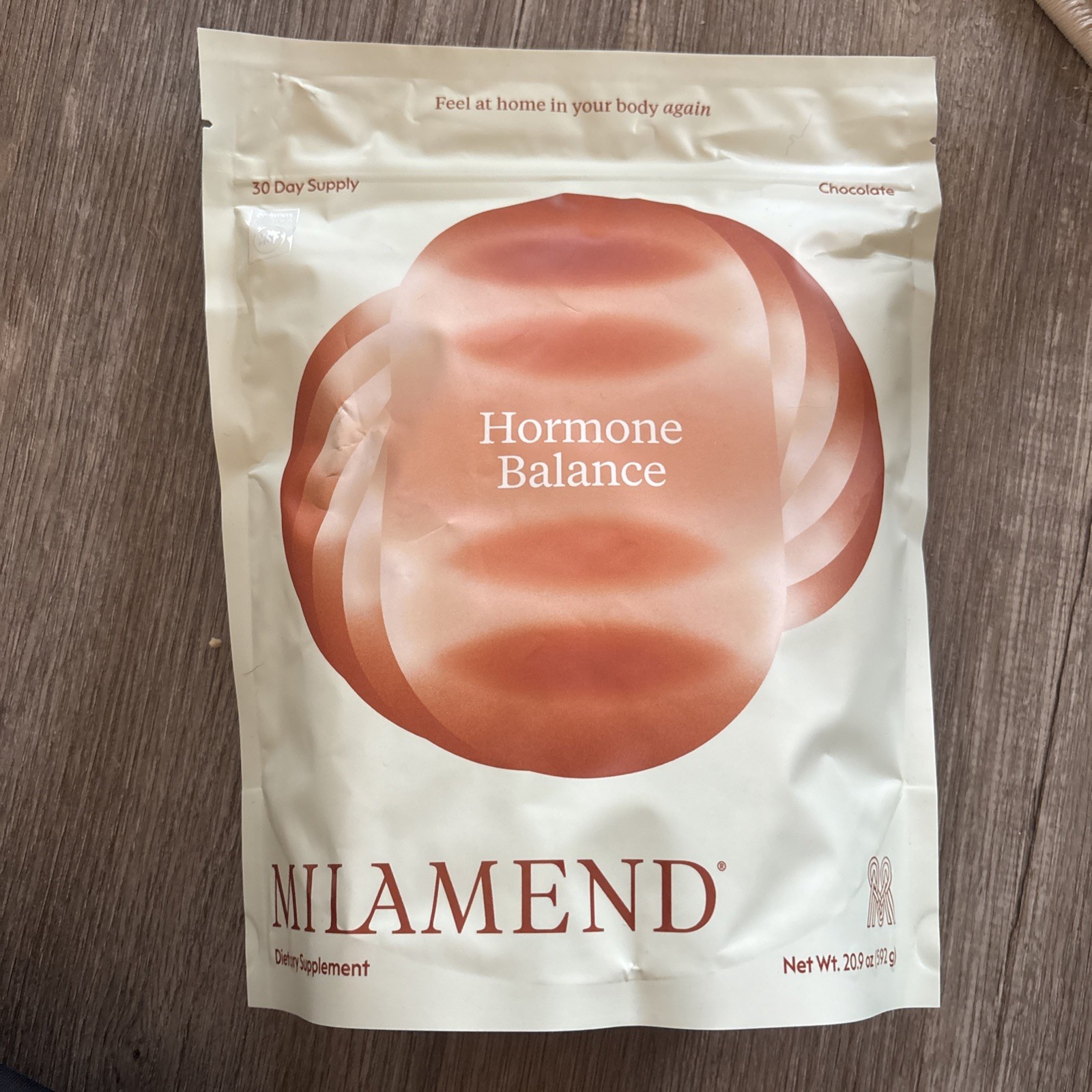 Milamend Hormone Balance chocolate 20.9 oz 30 day supply