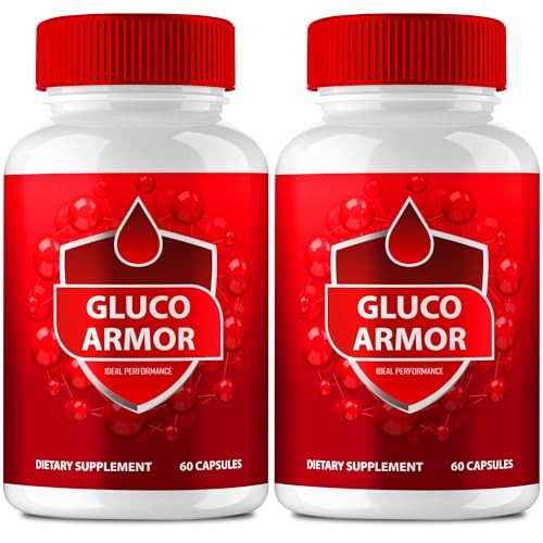 Gluco Armor Blood Sugar Support Metabolic Health Supplem – 120 Capsules (2 Pack)