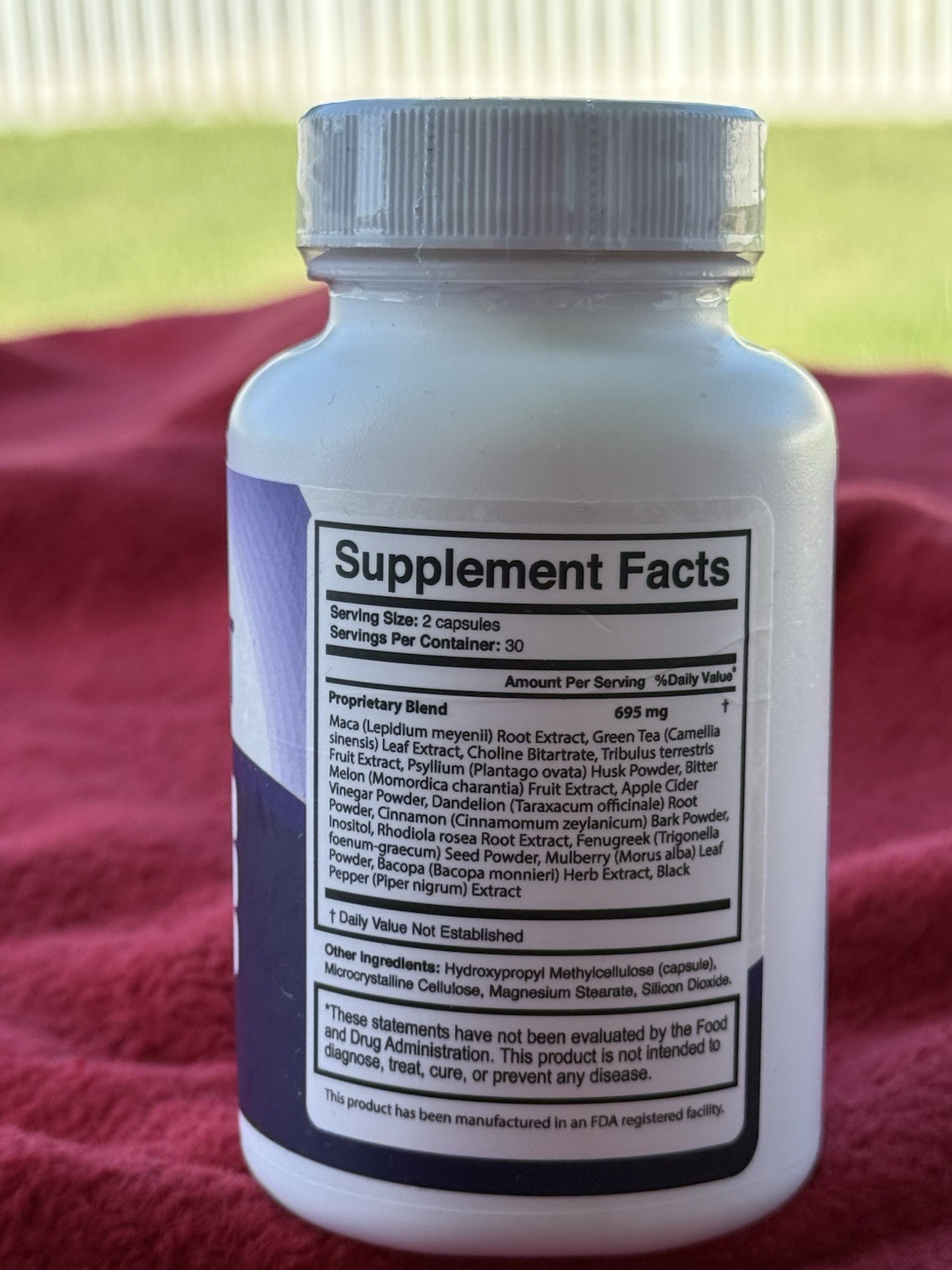 Longevant Energy Support Dietary Supplement 60 Capsules Maca Green Tea