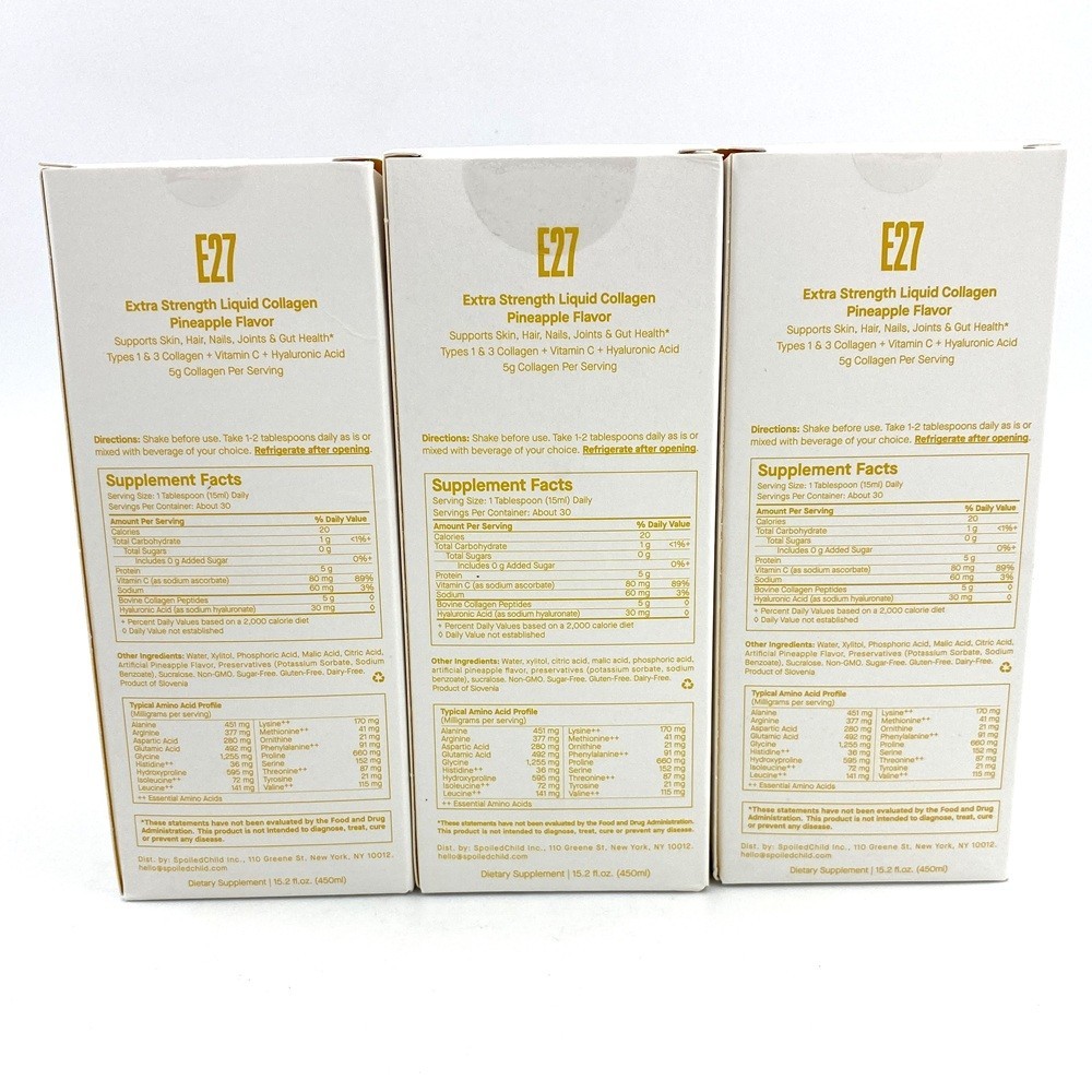 SpoiledChild Spoiled Child E27 Extra Strength Liquid Collagen 3 Mango Pineapple