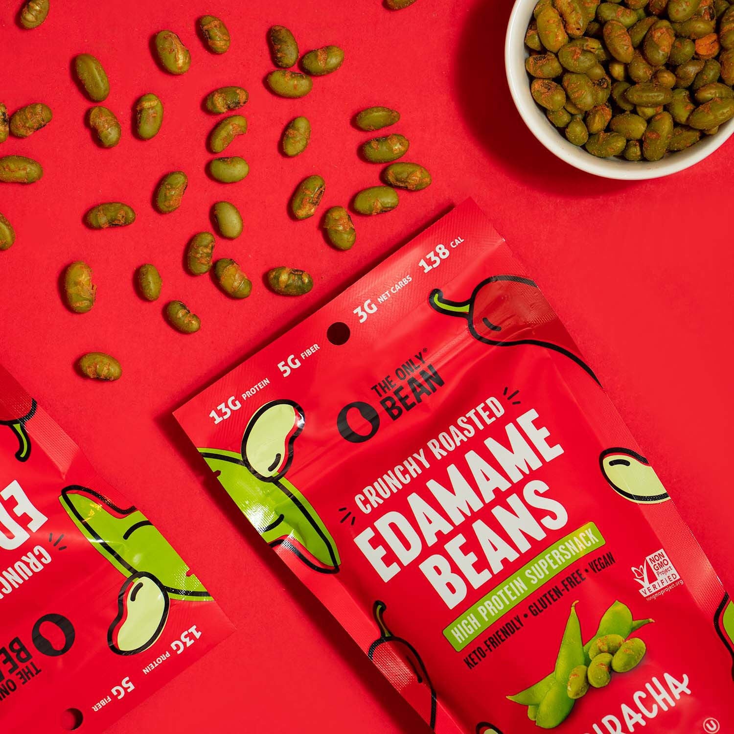 Crunchy Roasted Edamame Beans – Variety Pack (3 Bags)