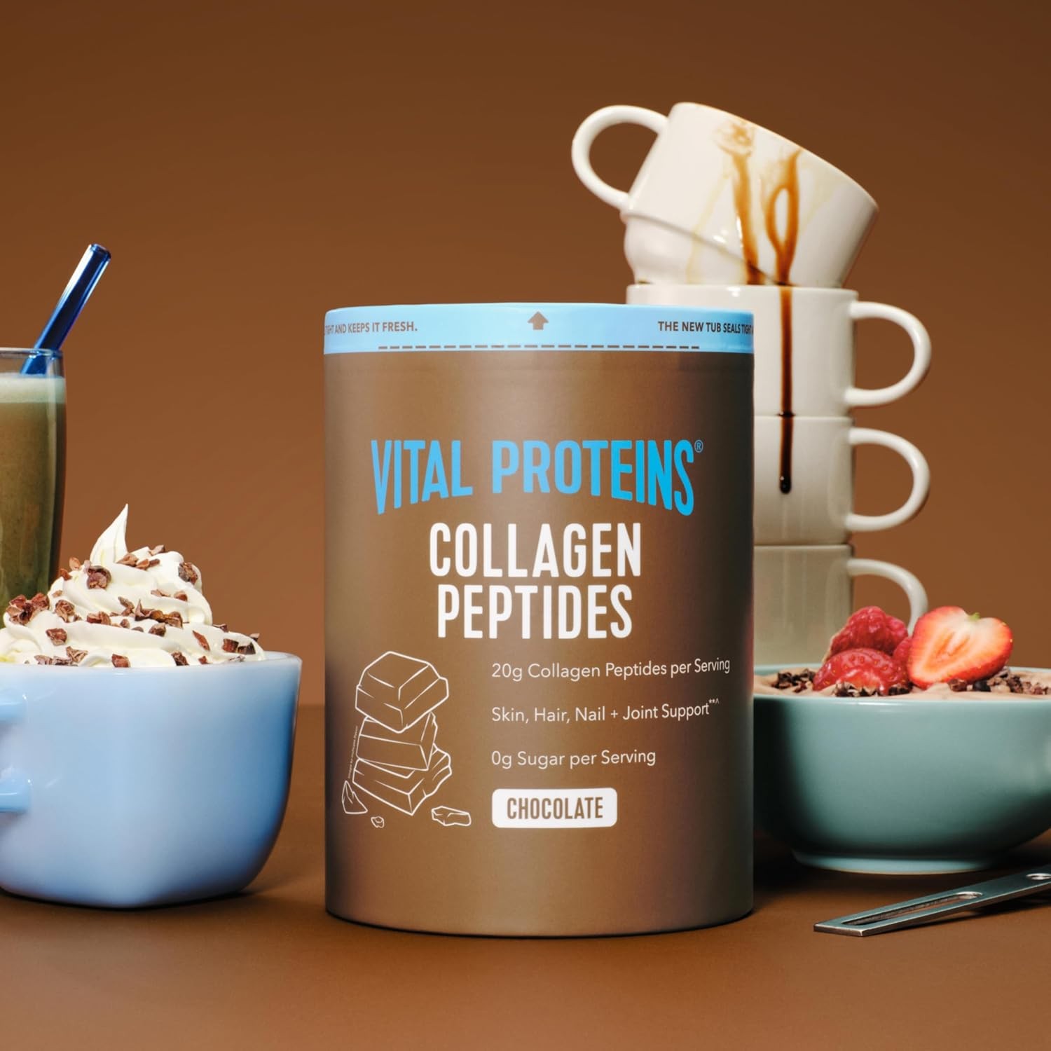 Vital Proteins Collagen Powder Chocolate Flavor Protein Powder 13.5 Oz
