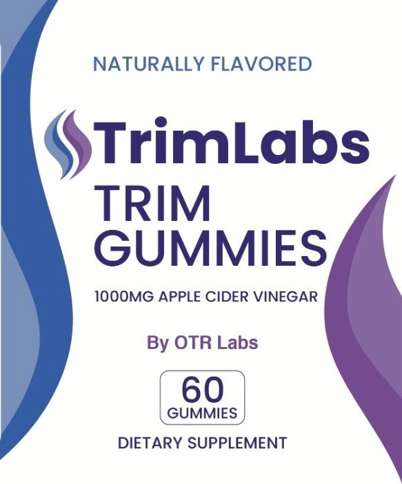 Trim Labs Trim Gummies Apple Cider Vinegar 60 Naturally Flavored Gummies