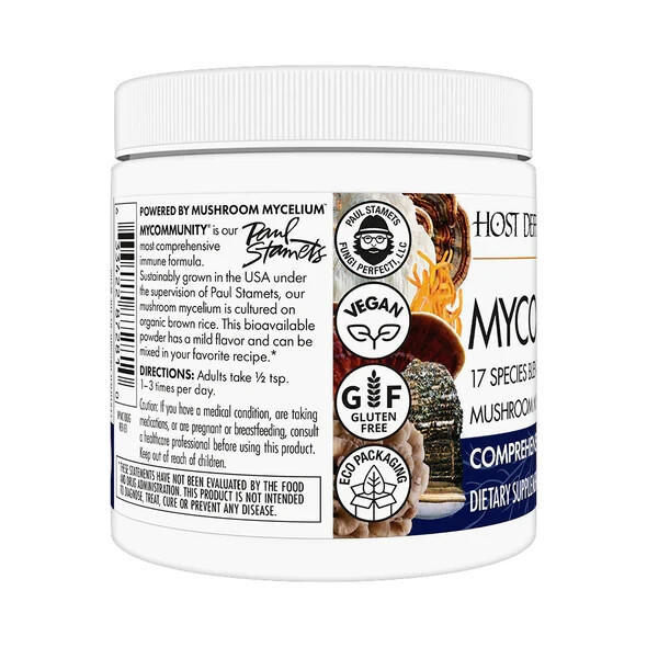 Host Defense MyCommunity Immune Support Powder Fungi Perfecti 3.5 oz