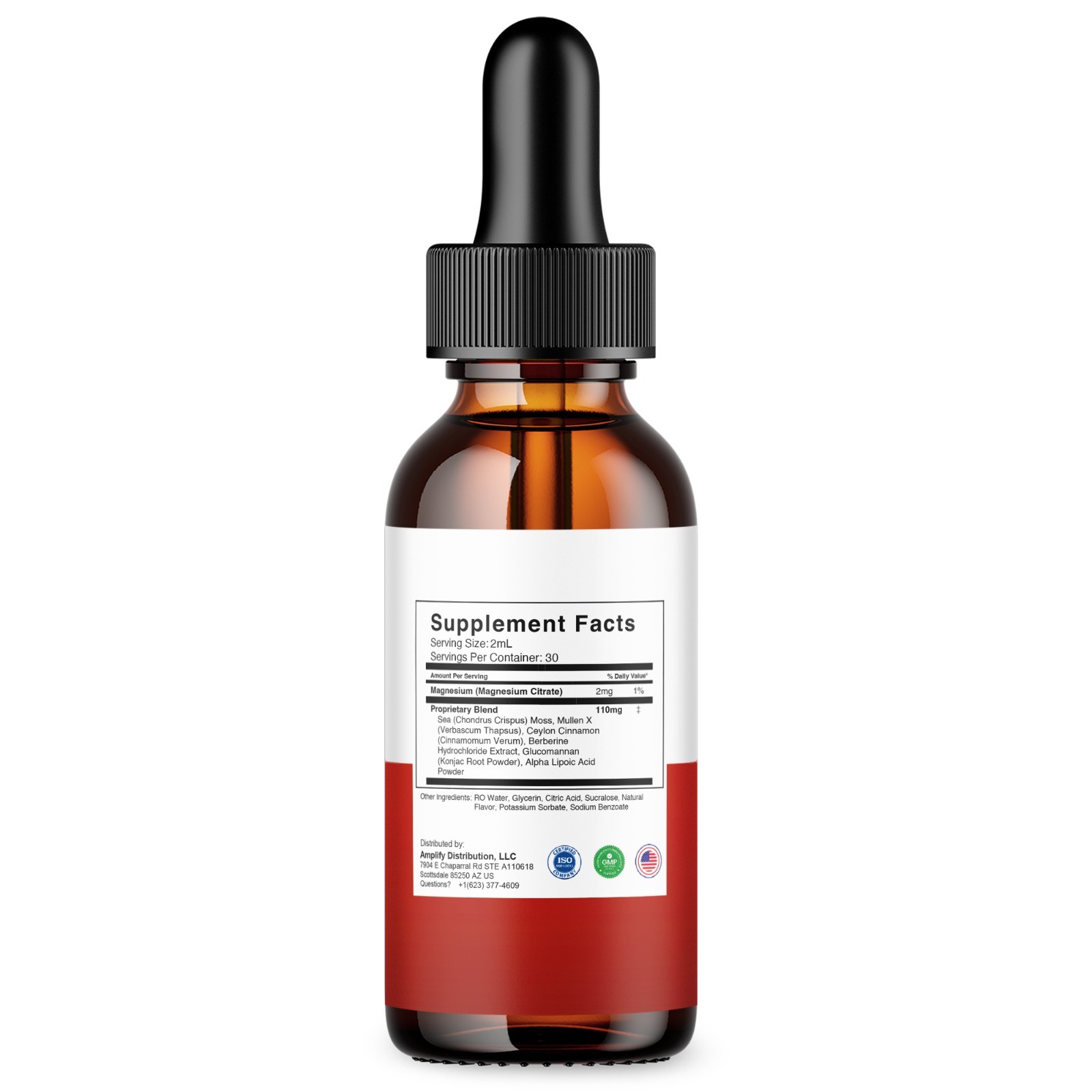 (5 Pack) Glyco Lean Drops, GlycoLean Premium Liquid Drop Supplement (10oz)