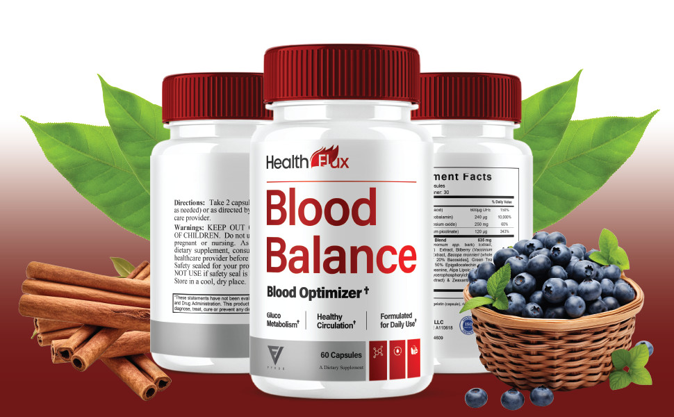 (2 Pack) Health Flux Blood Support Supplement, HealthFlux Pills (120 Capsules)