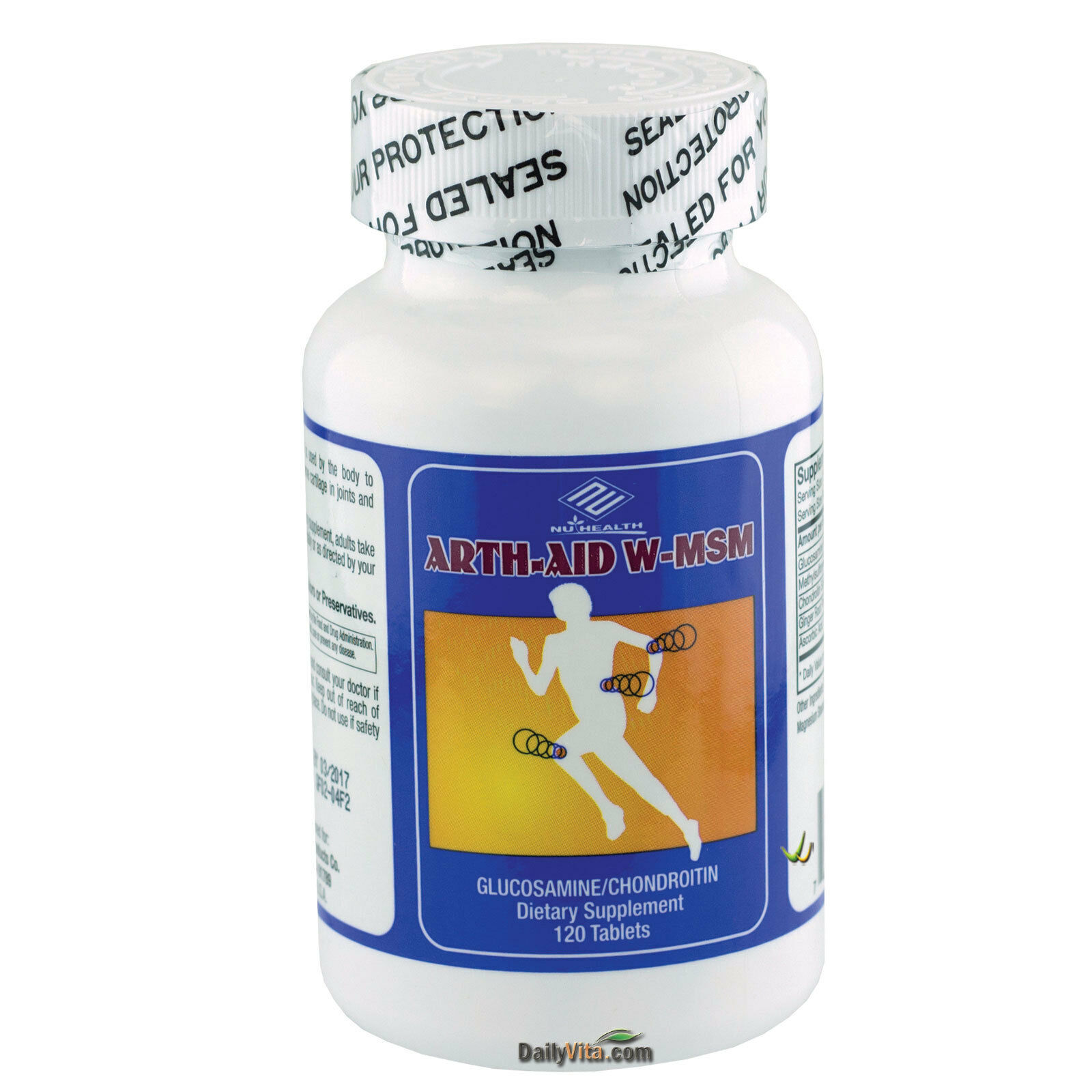2 x Glucosamine Chondroitin MSM Arth-Rid Joint Health 120 Tab