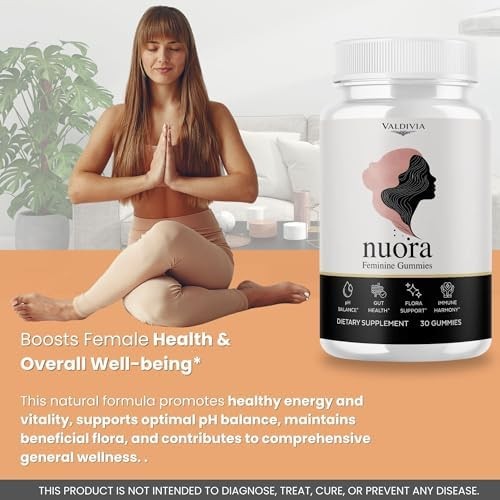 Valdivia Feminine Balance 30 Gummies Daily Wellness Supplement Made in USA