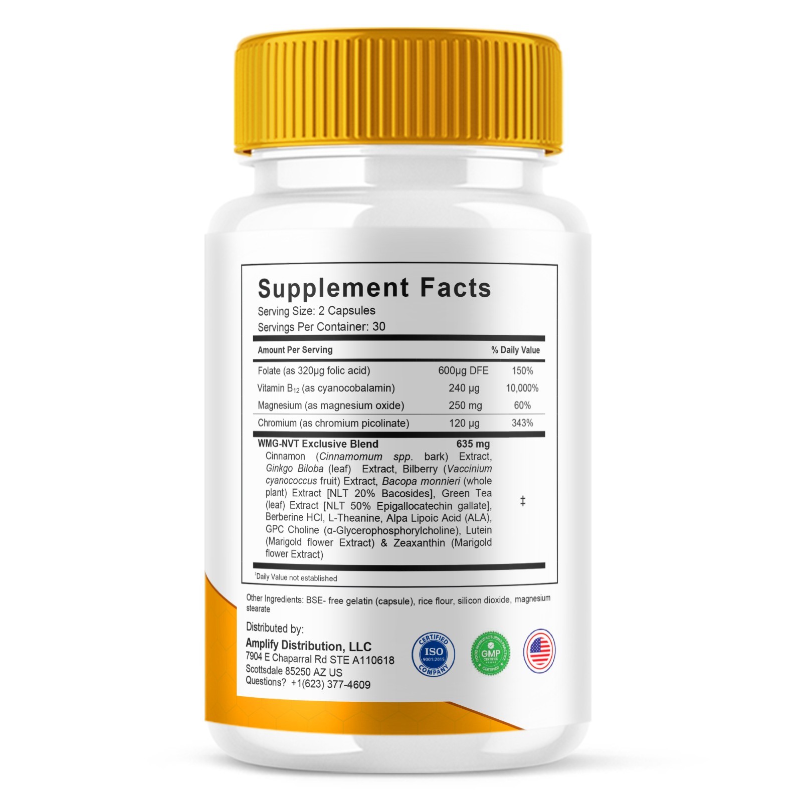 HoneyCept Mind and Memory Supplement, Honey Cept Pills (60 Capsules)