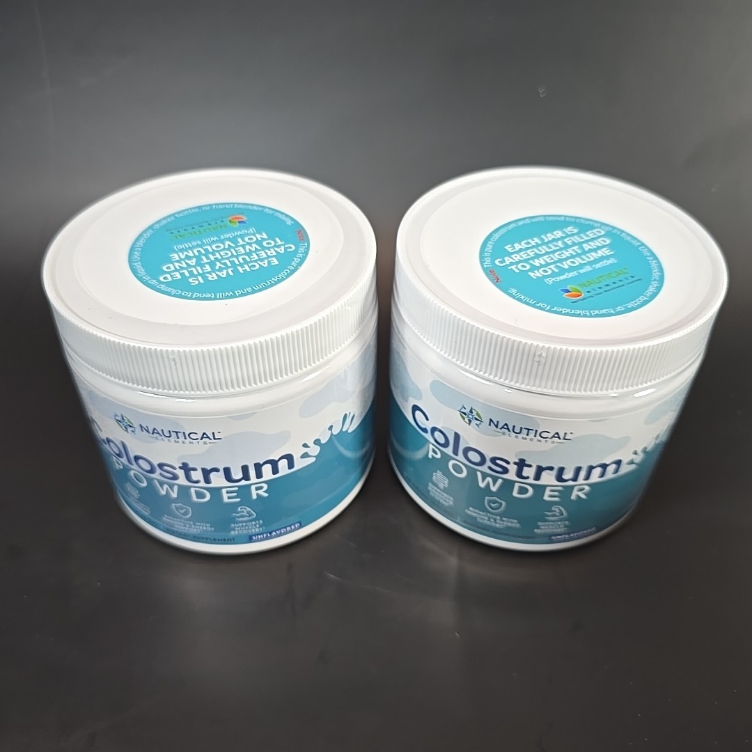 Colostrum Powder 2 Pack, Nautical Elements, Unflavored (30 Servings Each)