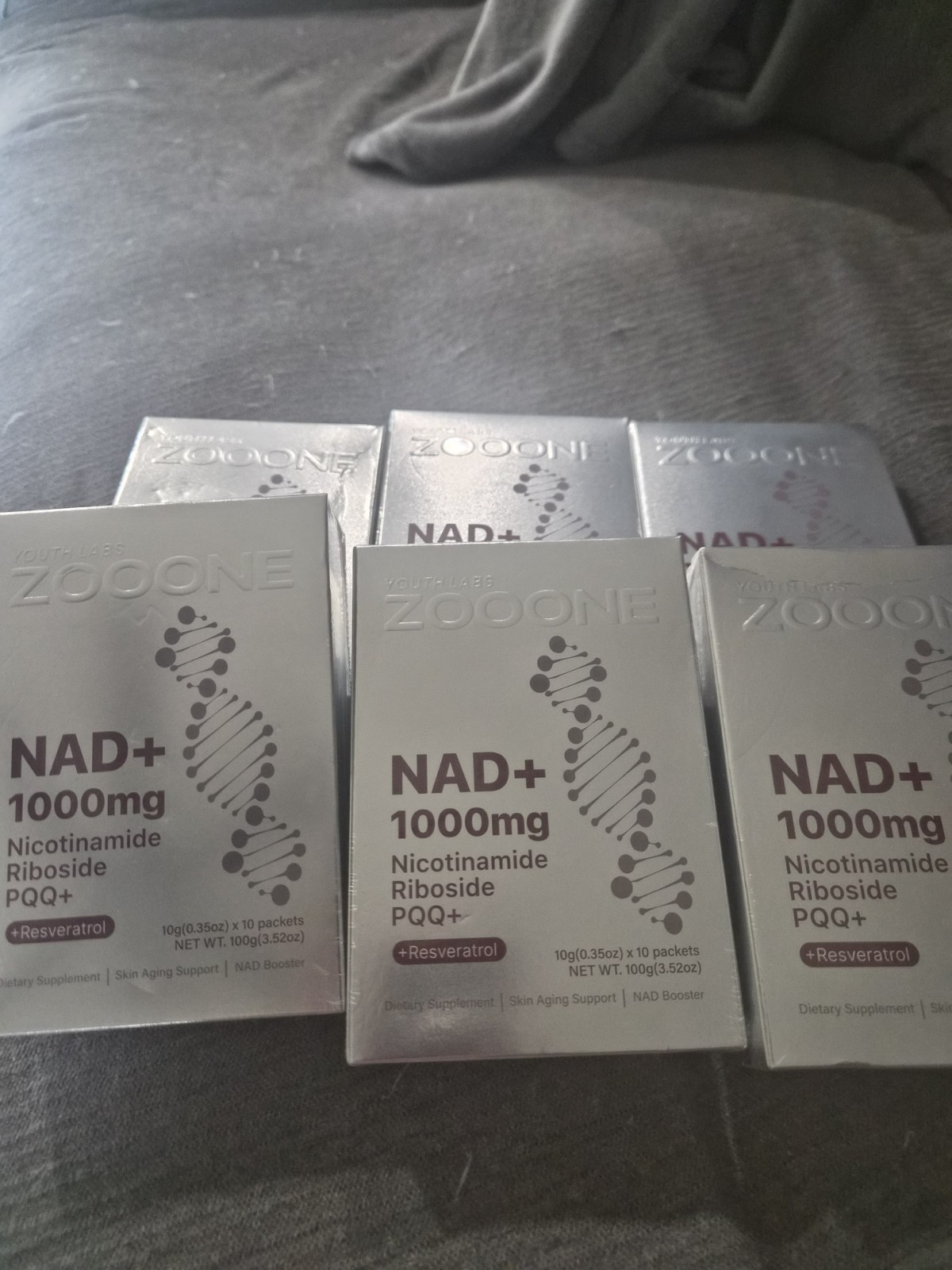 YOUTH LABS ZOOONE NAD+ 1000mg Nicotinamide Riboside PQQ Resveratrol Powder 100g