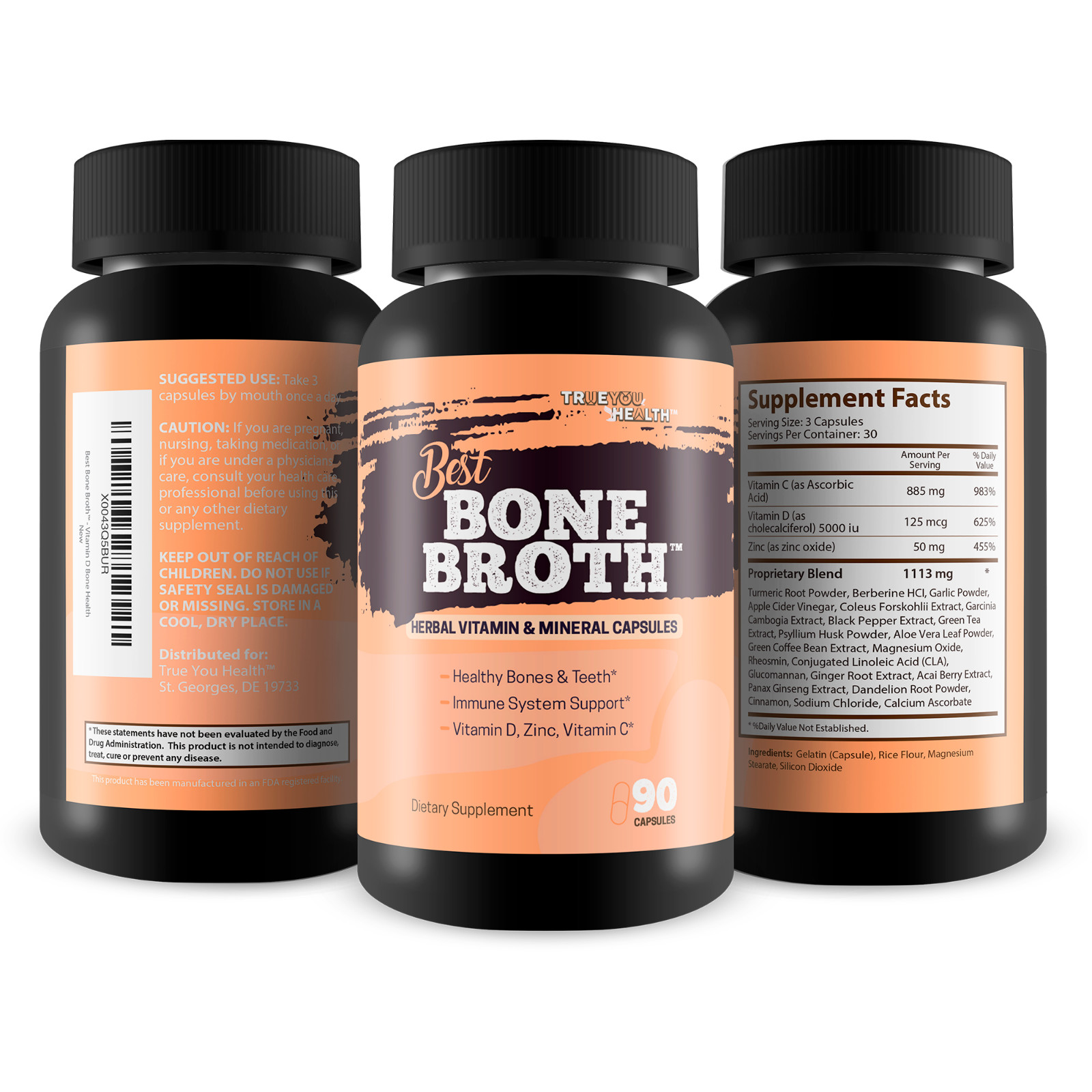 Best Bone Broth Capsules – Bone Health & Immunity Supplement