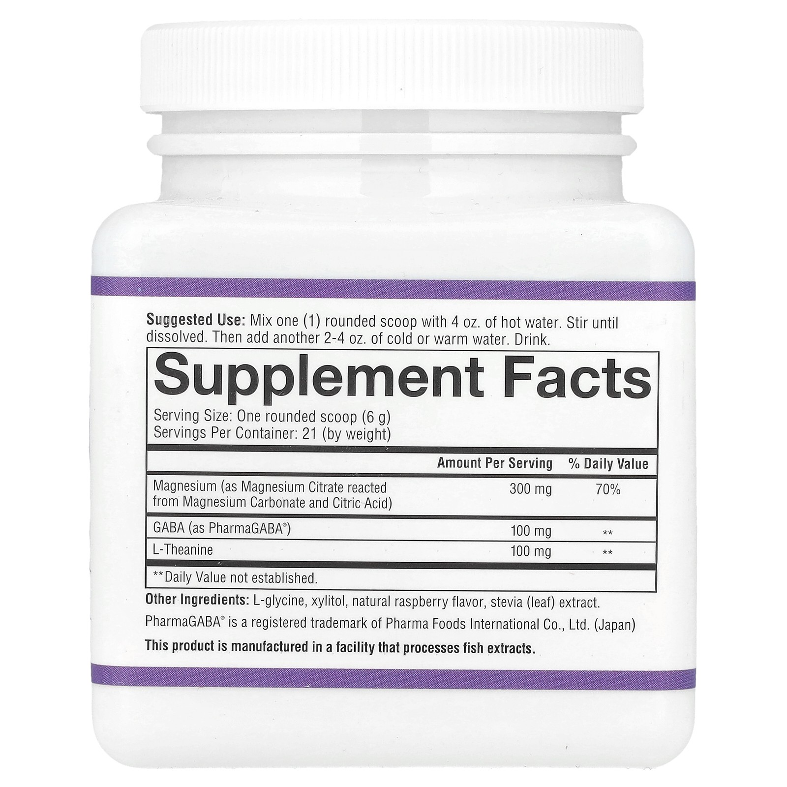 Relax, Magnesium Powder, Berry, 4.4 oz (126 g)